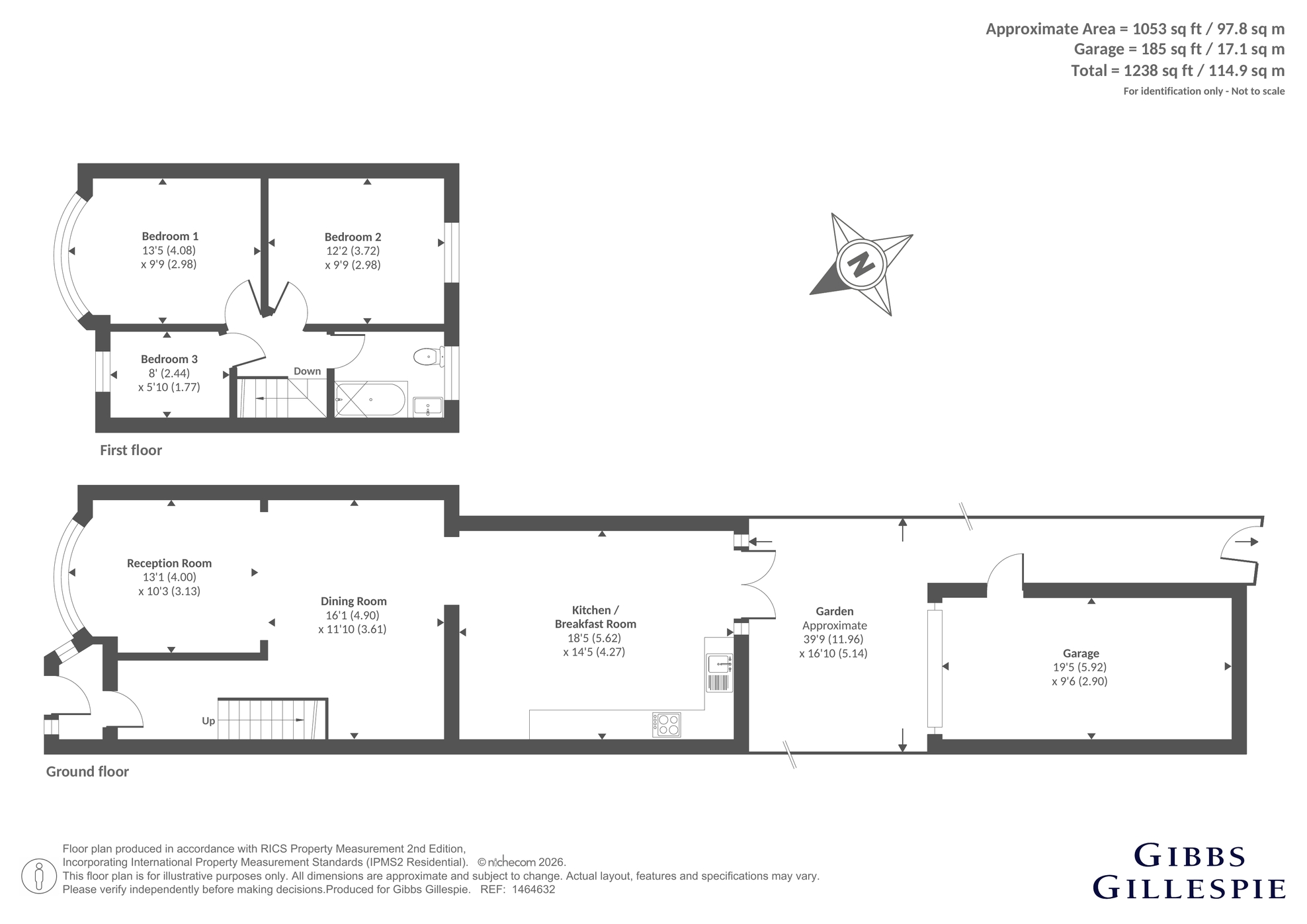 9, Woodhouse Close, Greenford floorplan