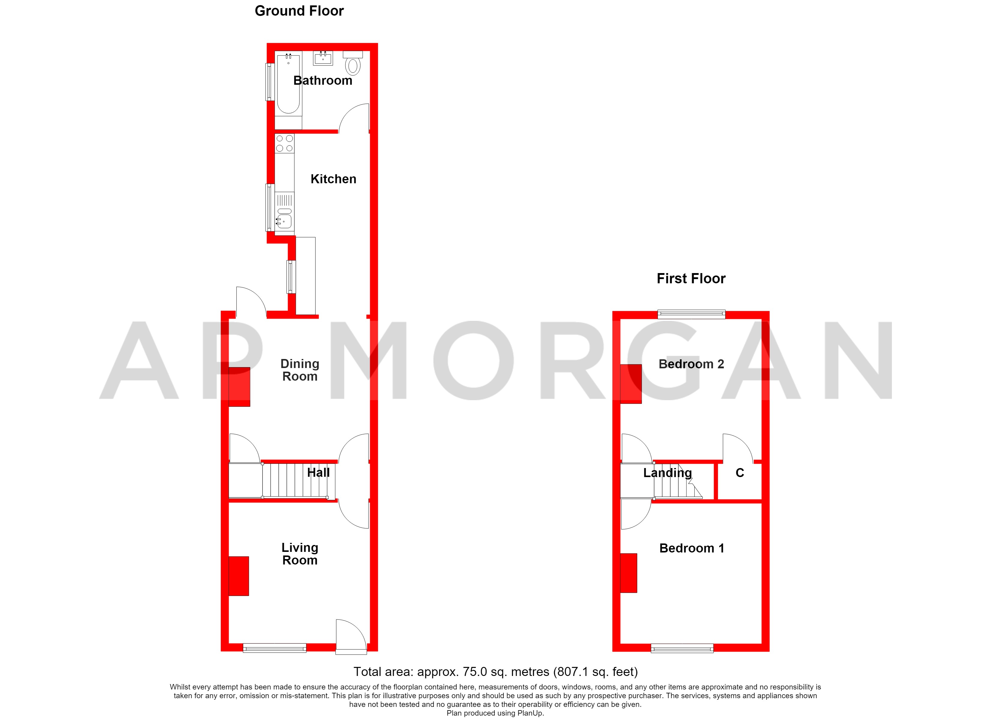 75, Chapel Street, Stourbridge floorplan
