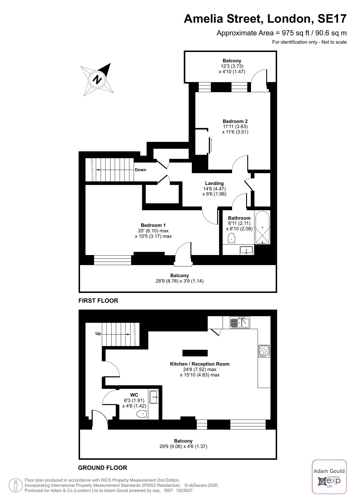 8, Amelia Street, London floorplan