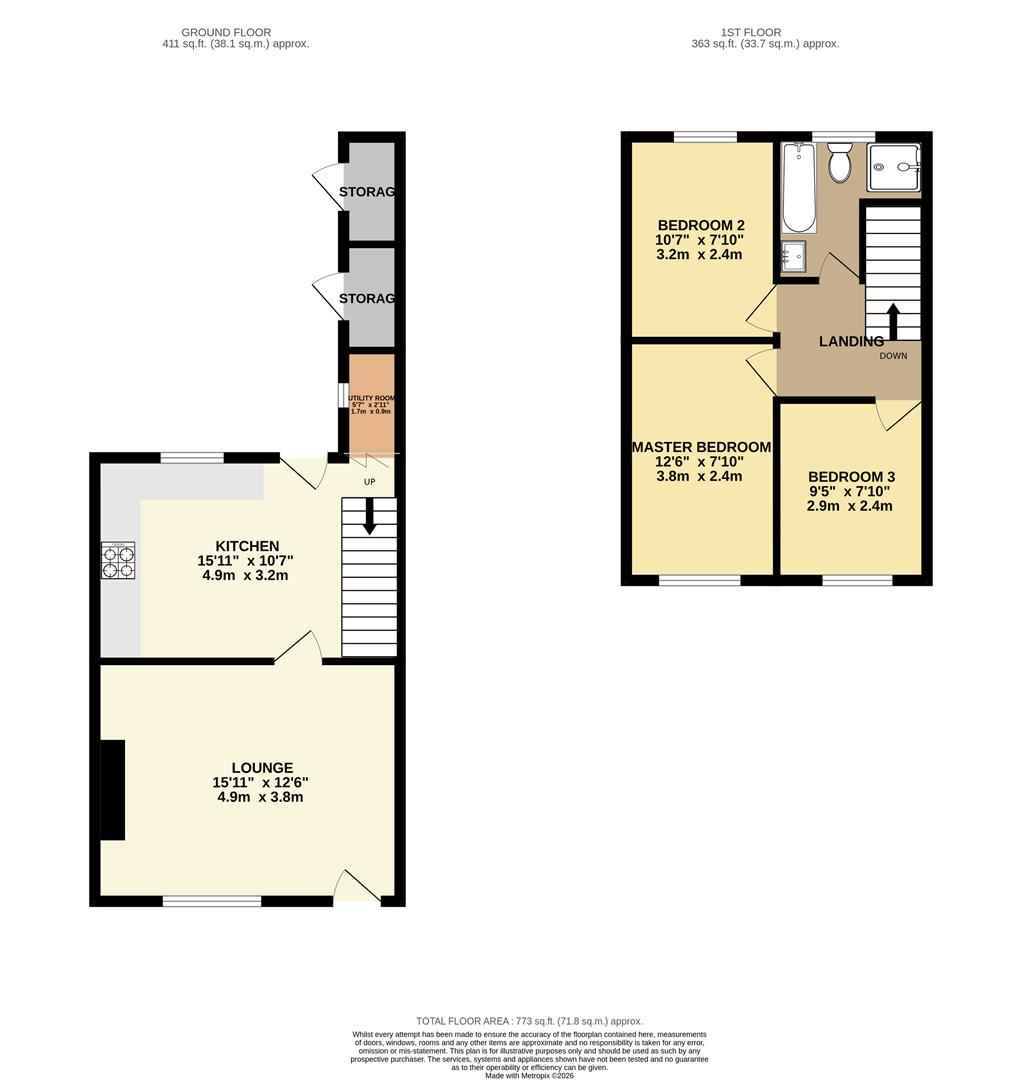 83, Ingsfield Lane, Rotherham floorplan