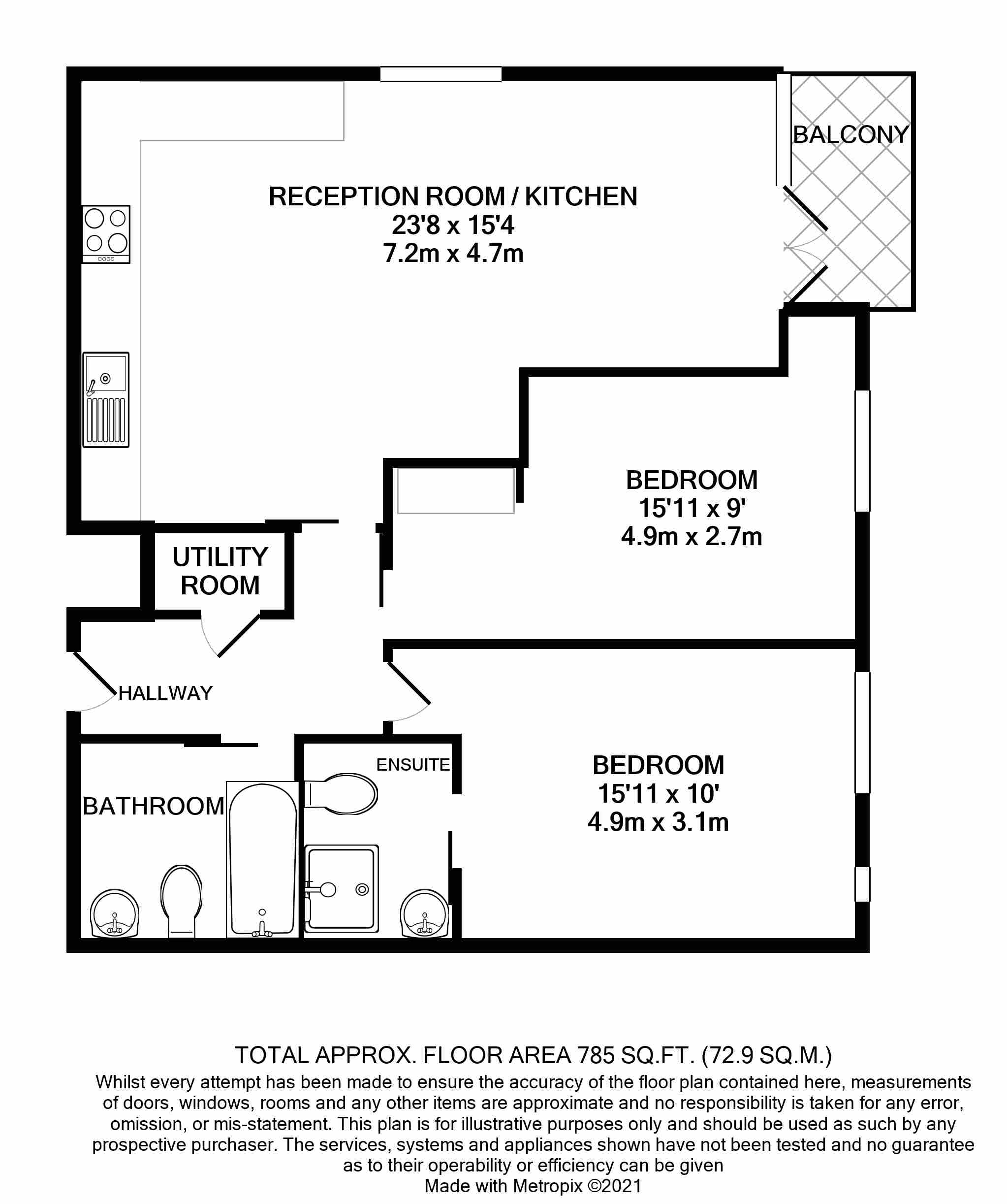 Harewood Road, South Croydon CR2, 2 bedroom flat for sale 57516680