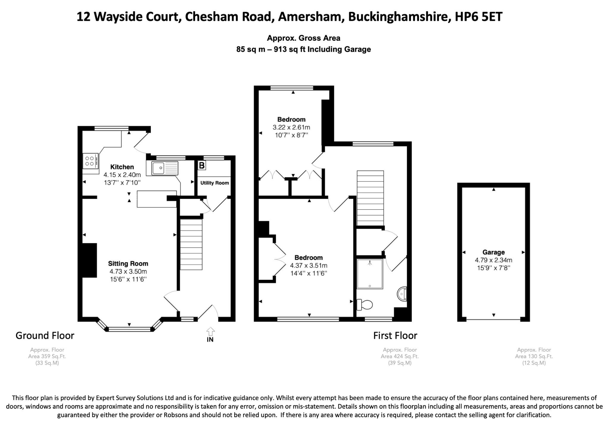 12 Wayside Court, Chesham Road, Amersham floorplan