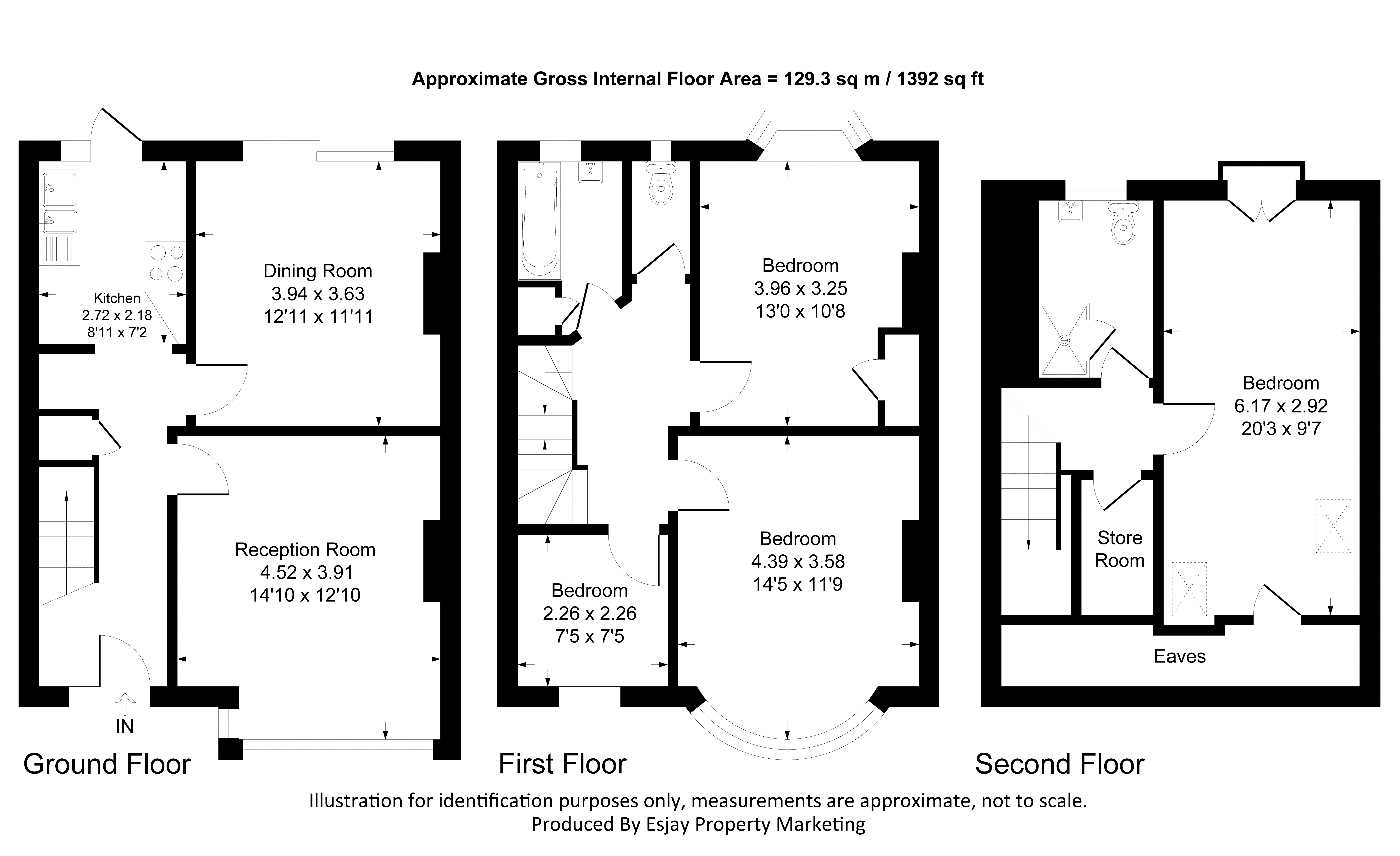 103, Marina Avenue, New Malden floorplan