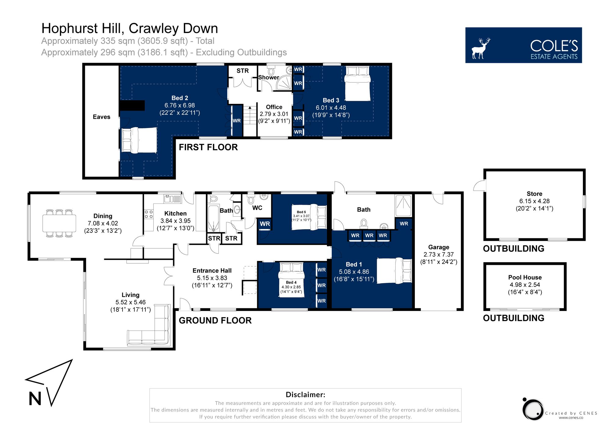 Zaynah Hophurst Hill, Crawley floorplan