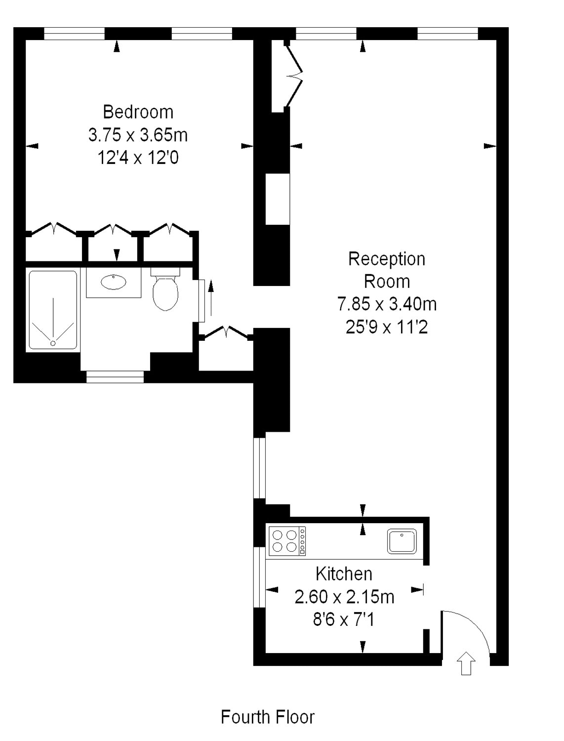 1 Bedrooms Flat to rent in St Georges Court, Brompton Road, Chelsea, London SW3