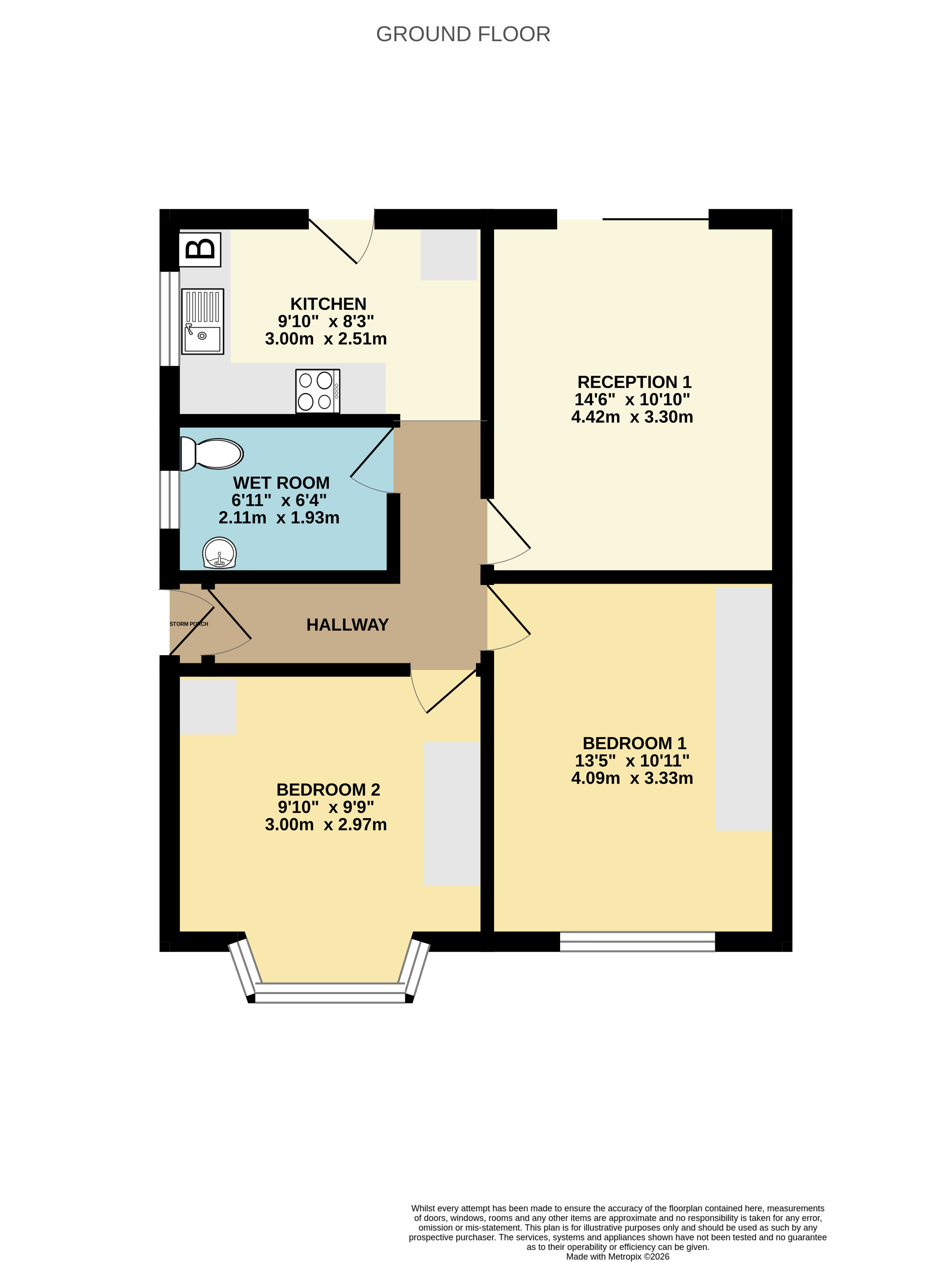 4, Islip Gardens, Northolt floorplan
