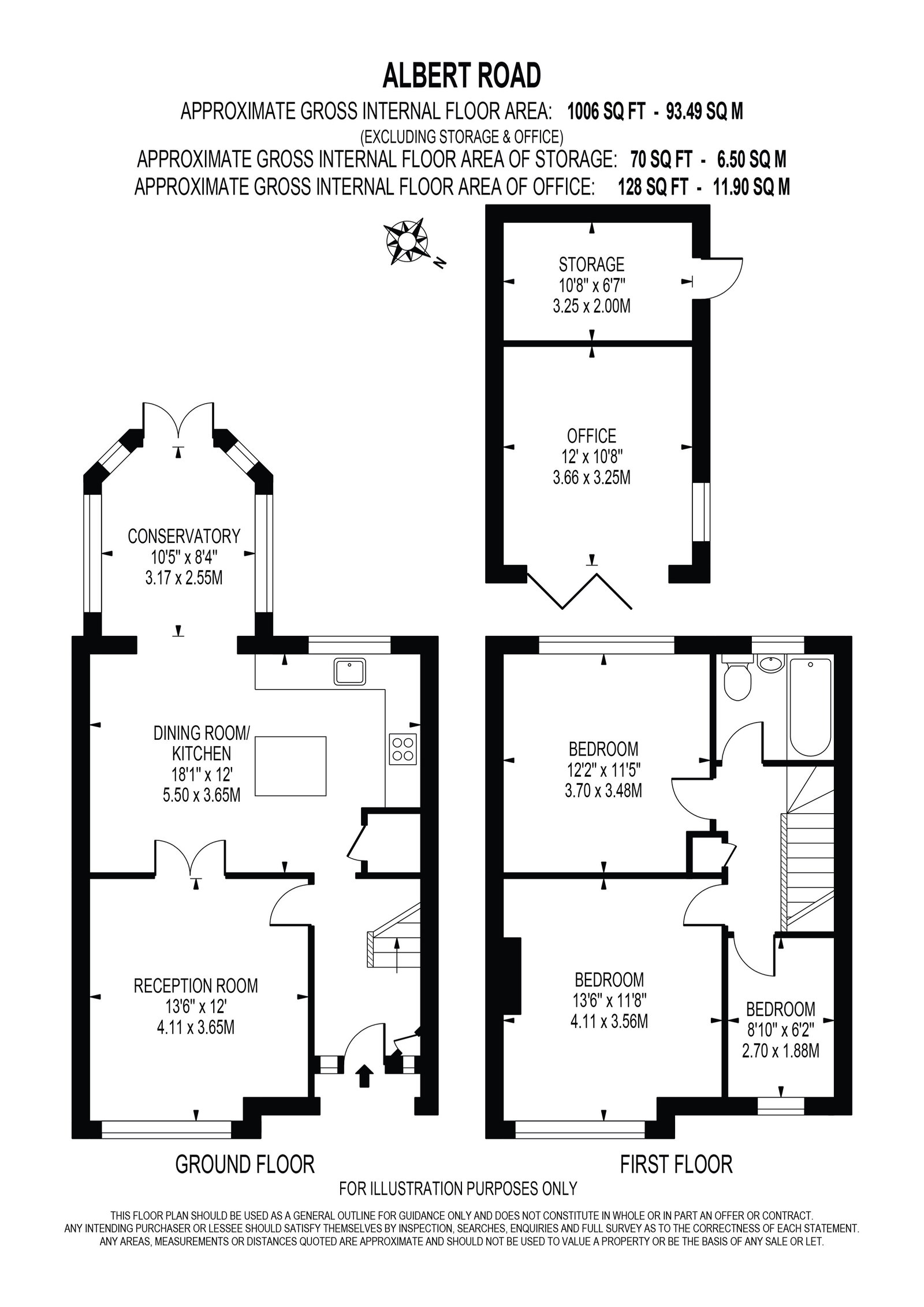 104, Albert Road, Epsom floorplan
