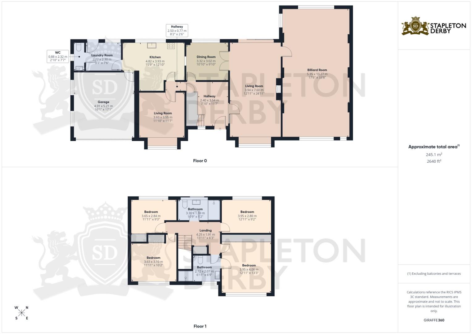 3, Mill Hey, Prescot floorplan
