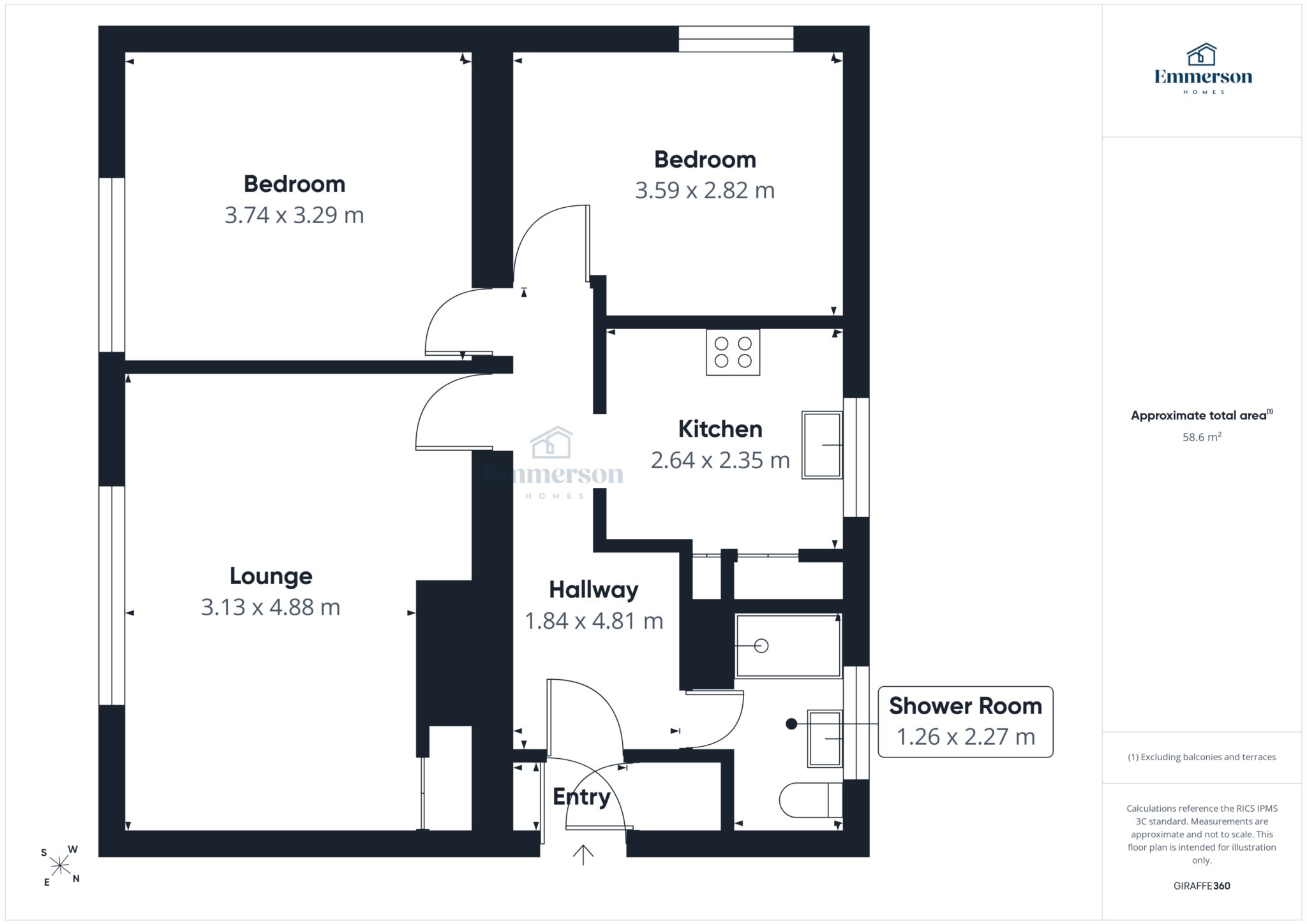 28c, Abbey Road, Johnstone floorplan