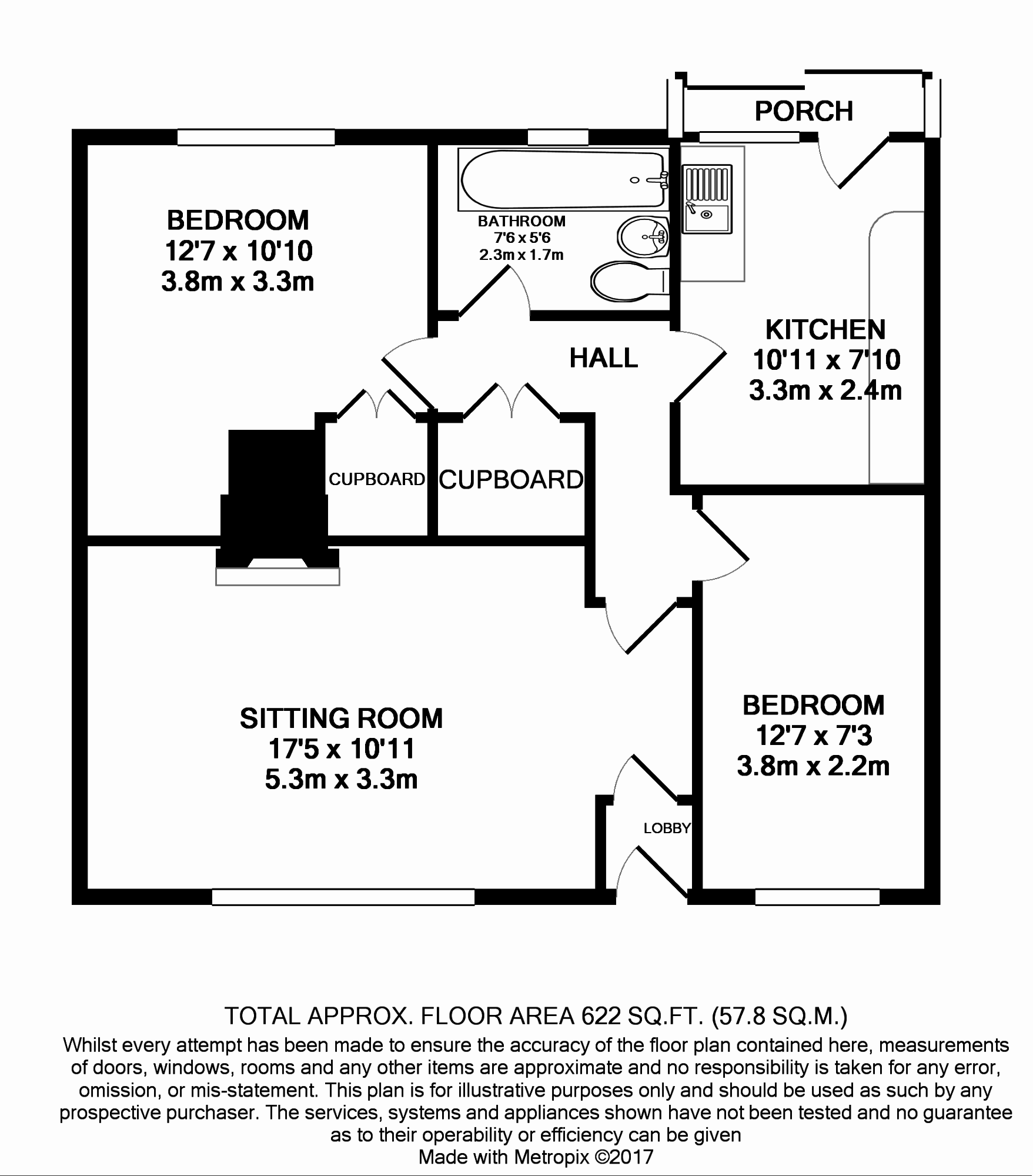 6, Meryon Road, Alresford floorplan