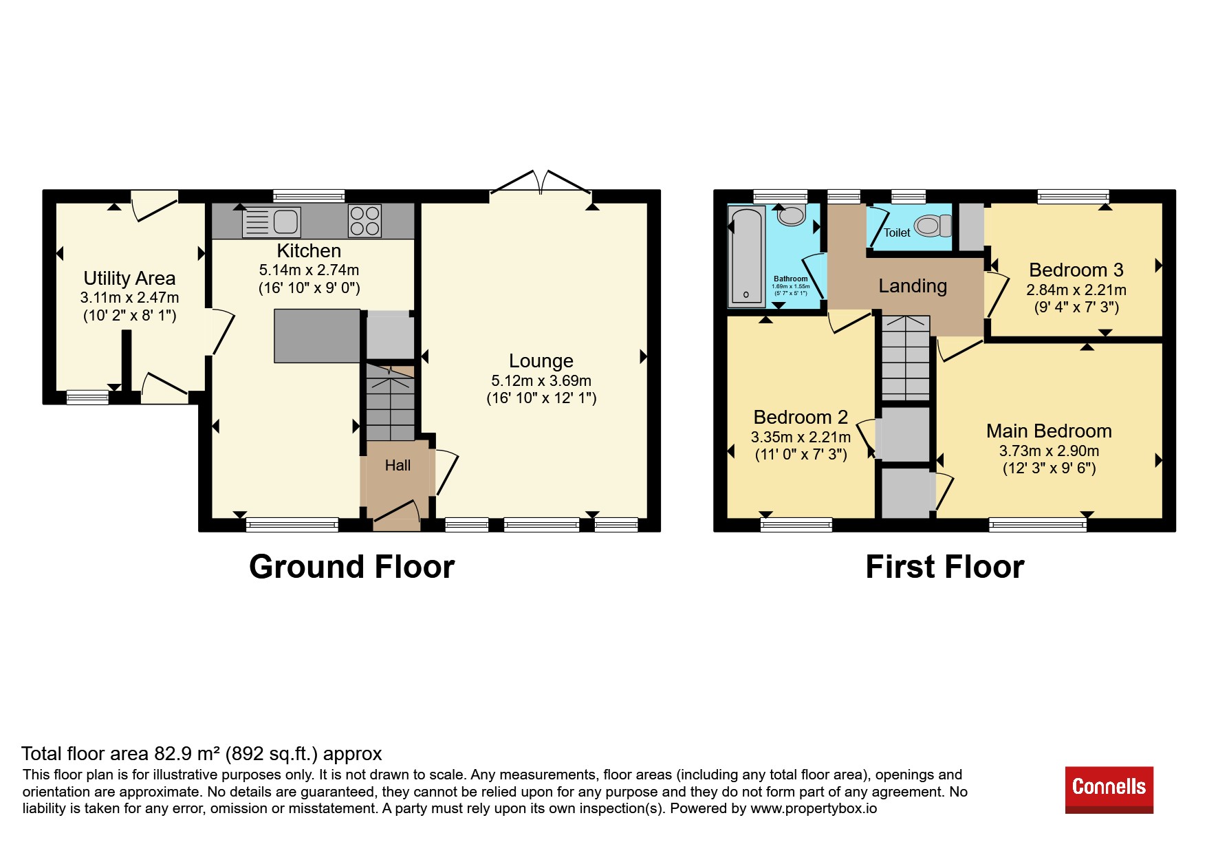 3, Queens Drive, Leicester floorplan