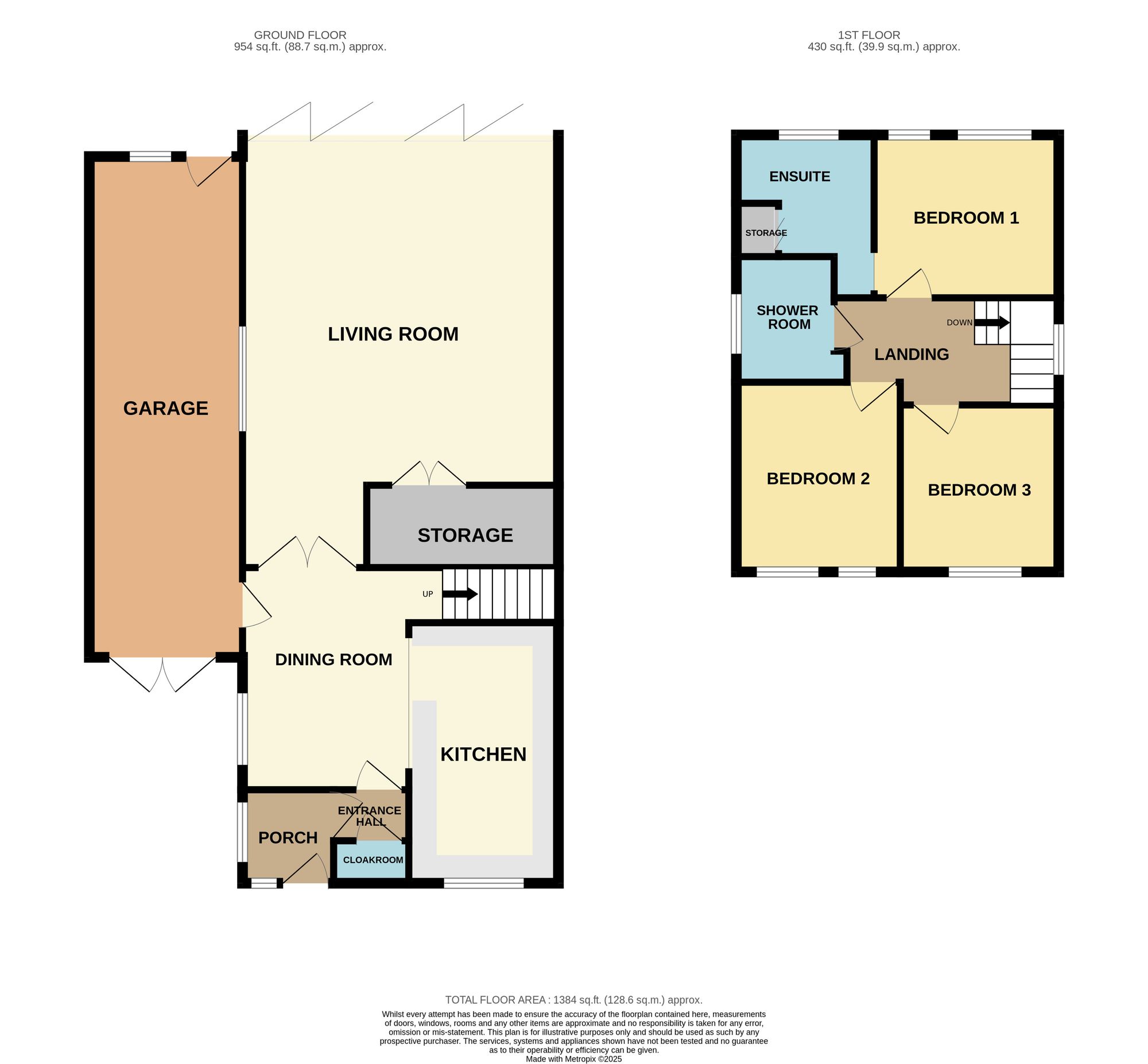 1 Chatley Road, Chelmsford floorplan