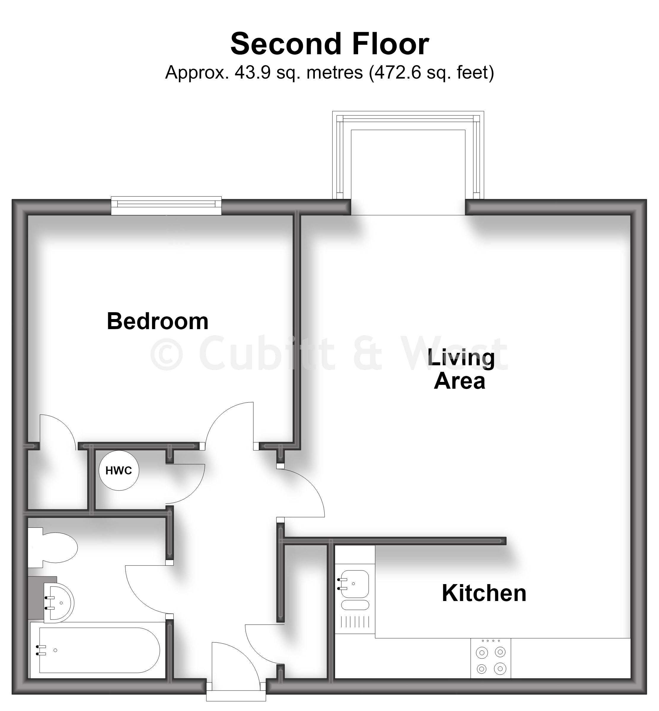 Starboard Court, Flat 41 Starboard Court, Brighton floorplan
