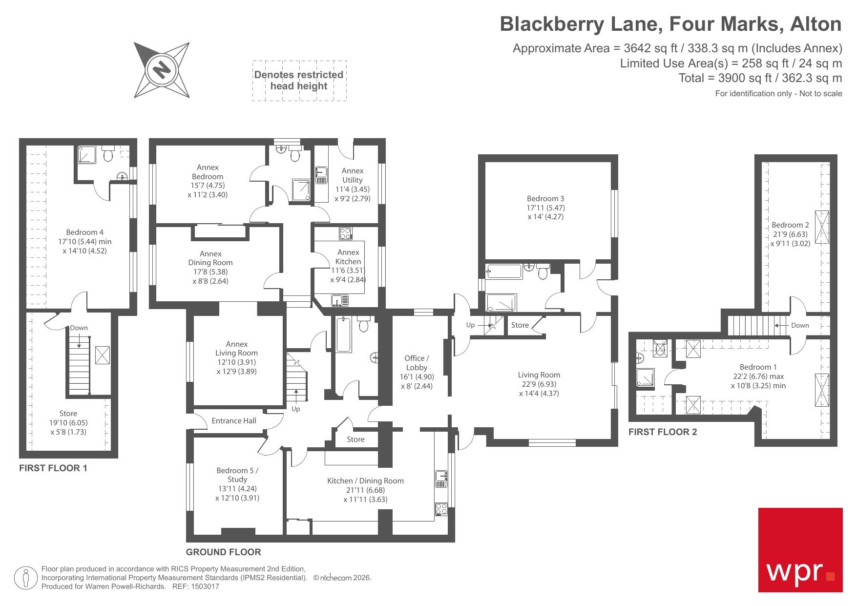 42, Blackberry Lane, Alton floorplan