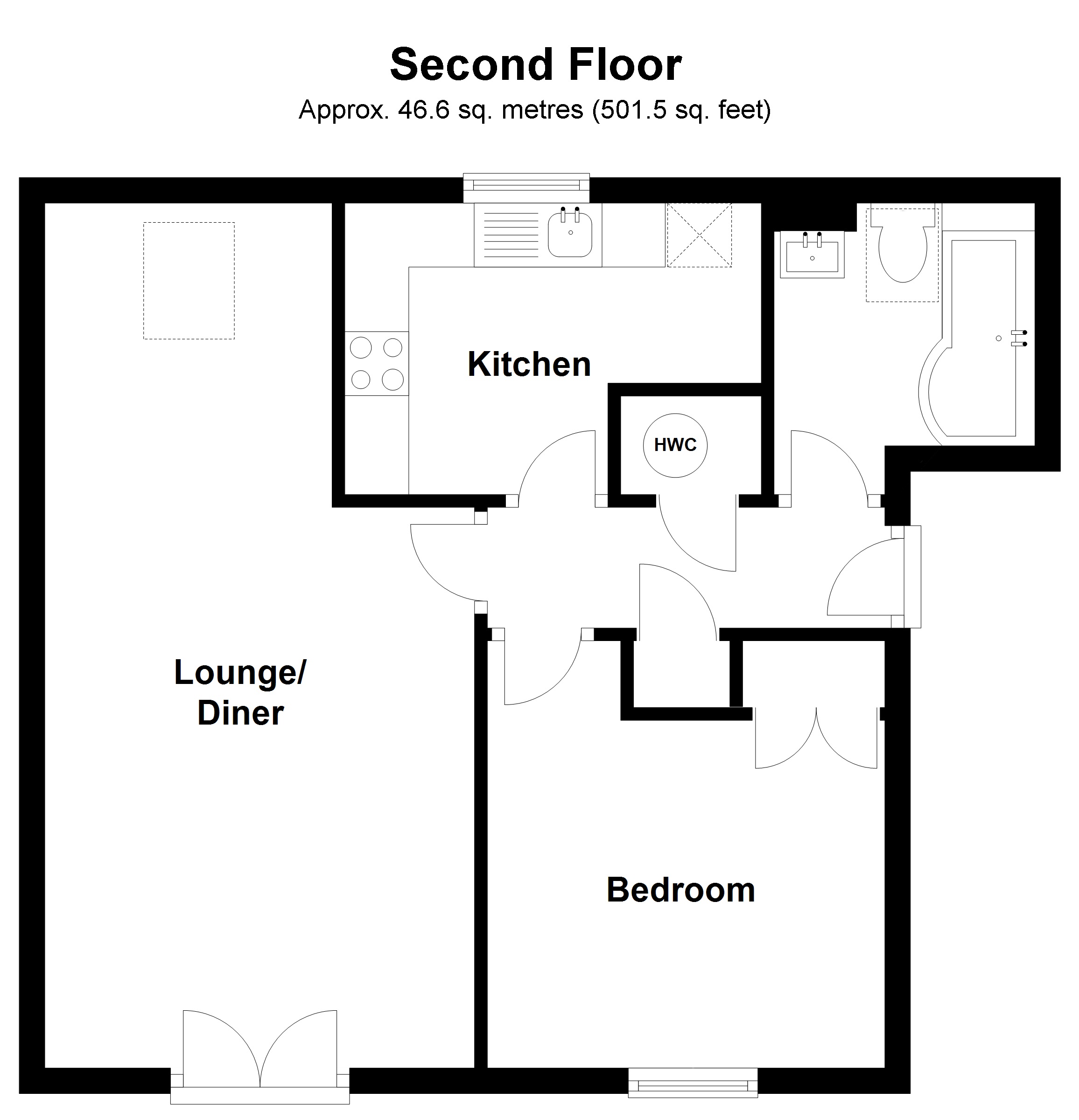 1 Bedrooms Flat to rent in Arundel Close, Tonbridge TN9
