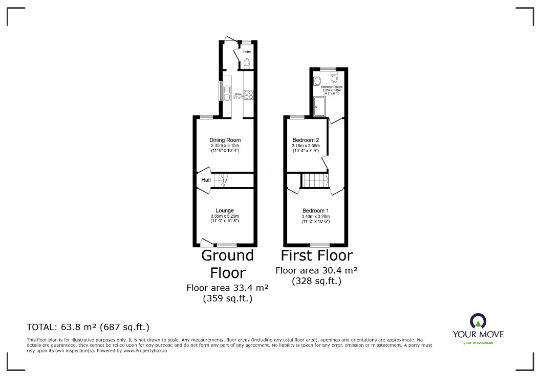 33, Ockley Road, West Sussex floorplan