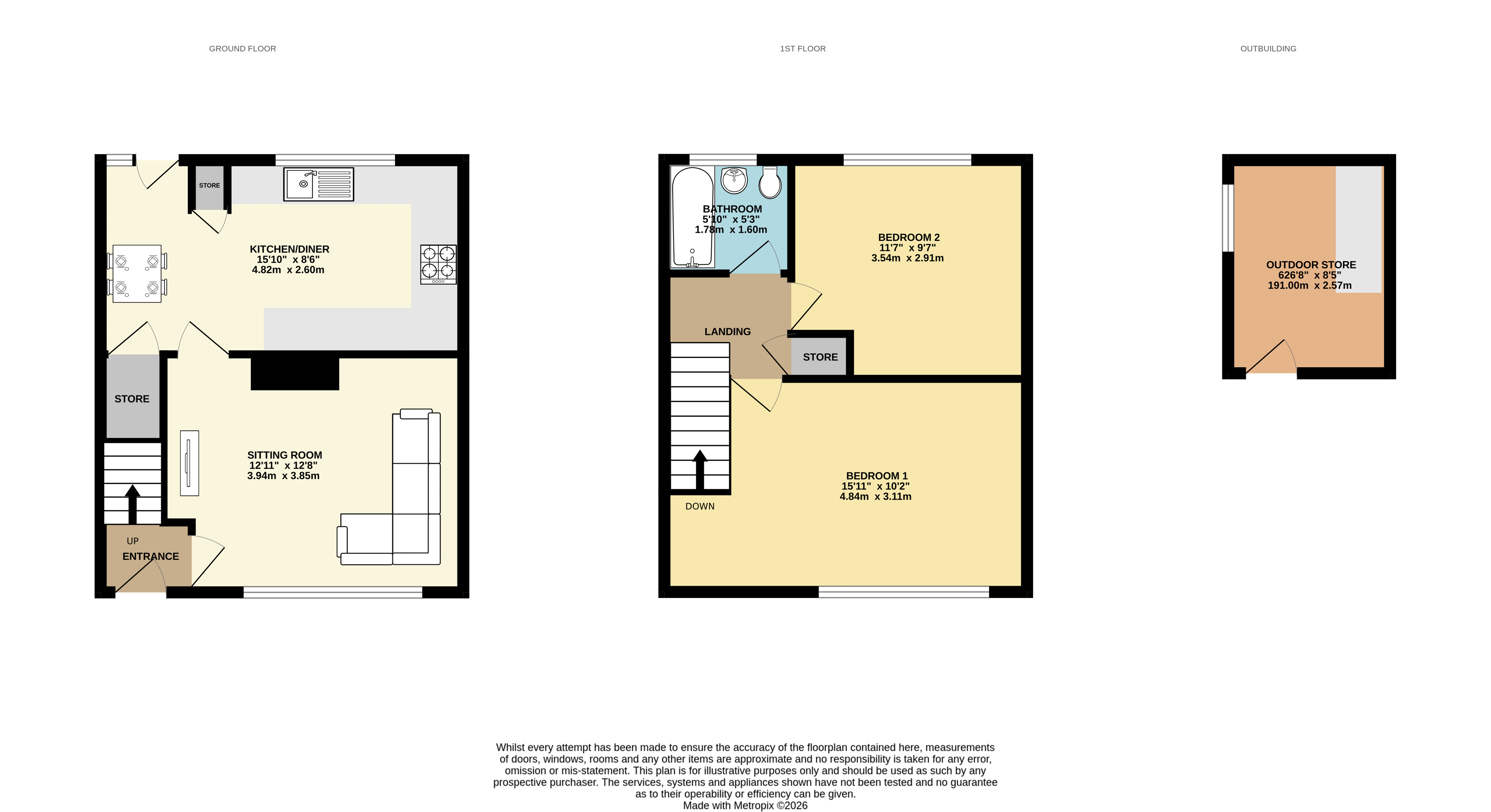55, Ford Road, Tiverton floorplan