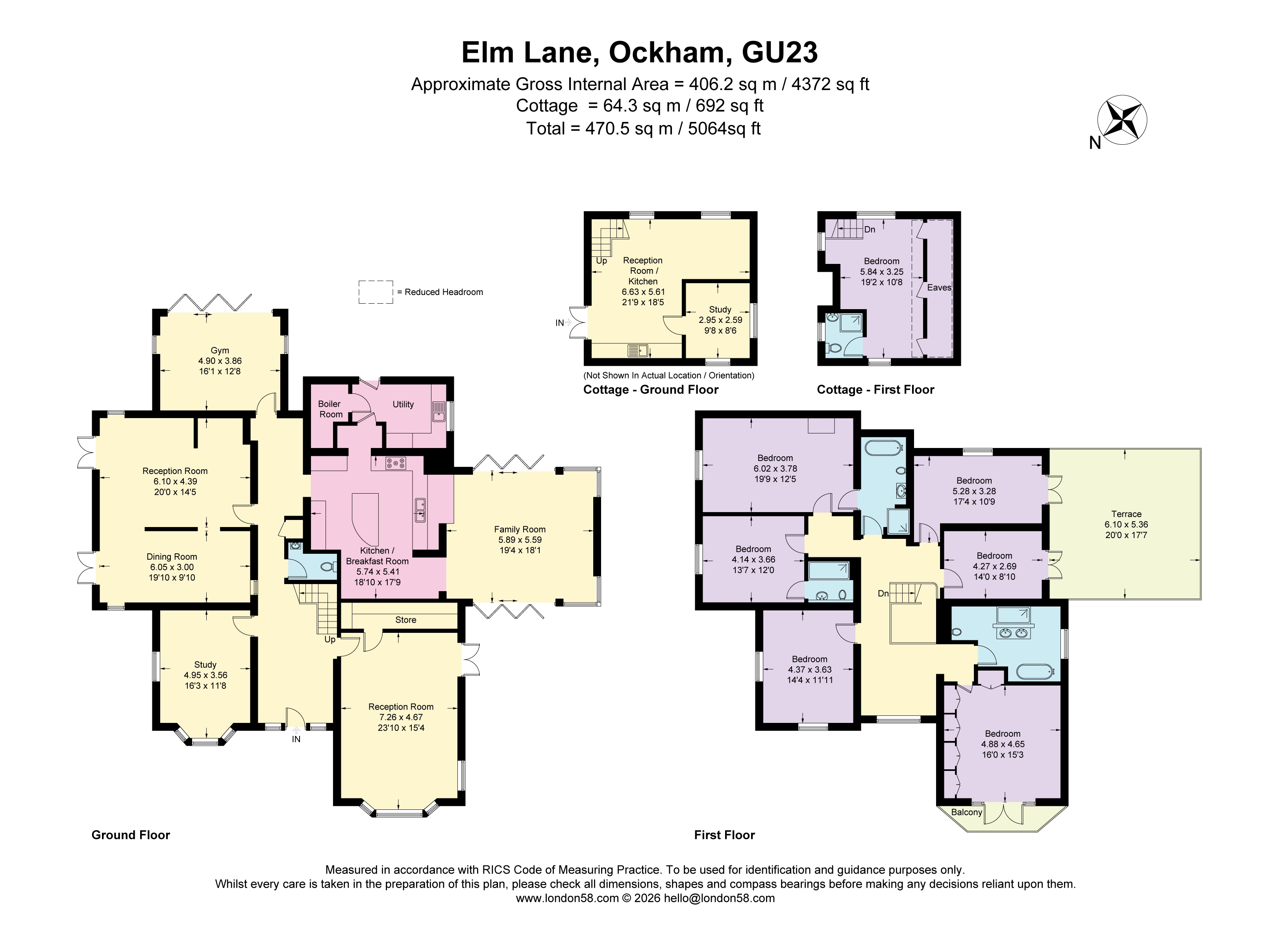 Elm Lane, Woking floorplan