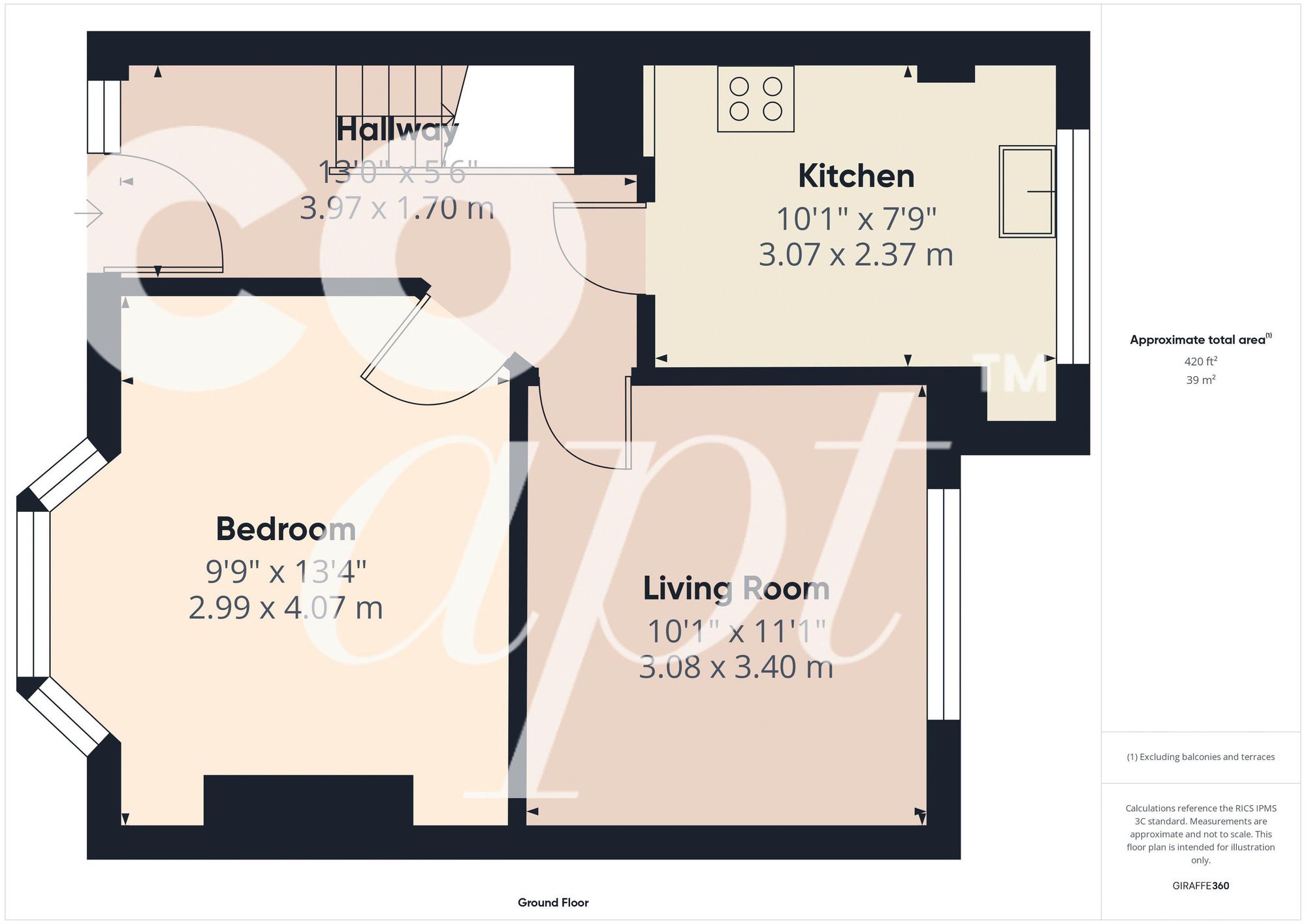 73 Widdicombe Way, Brighton floorplan