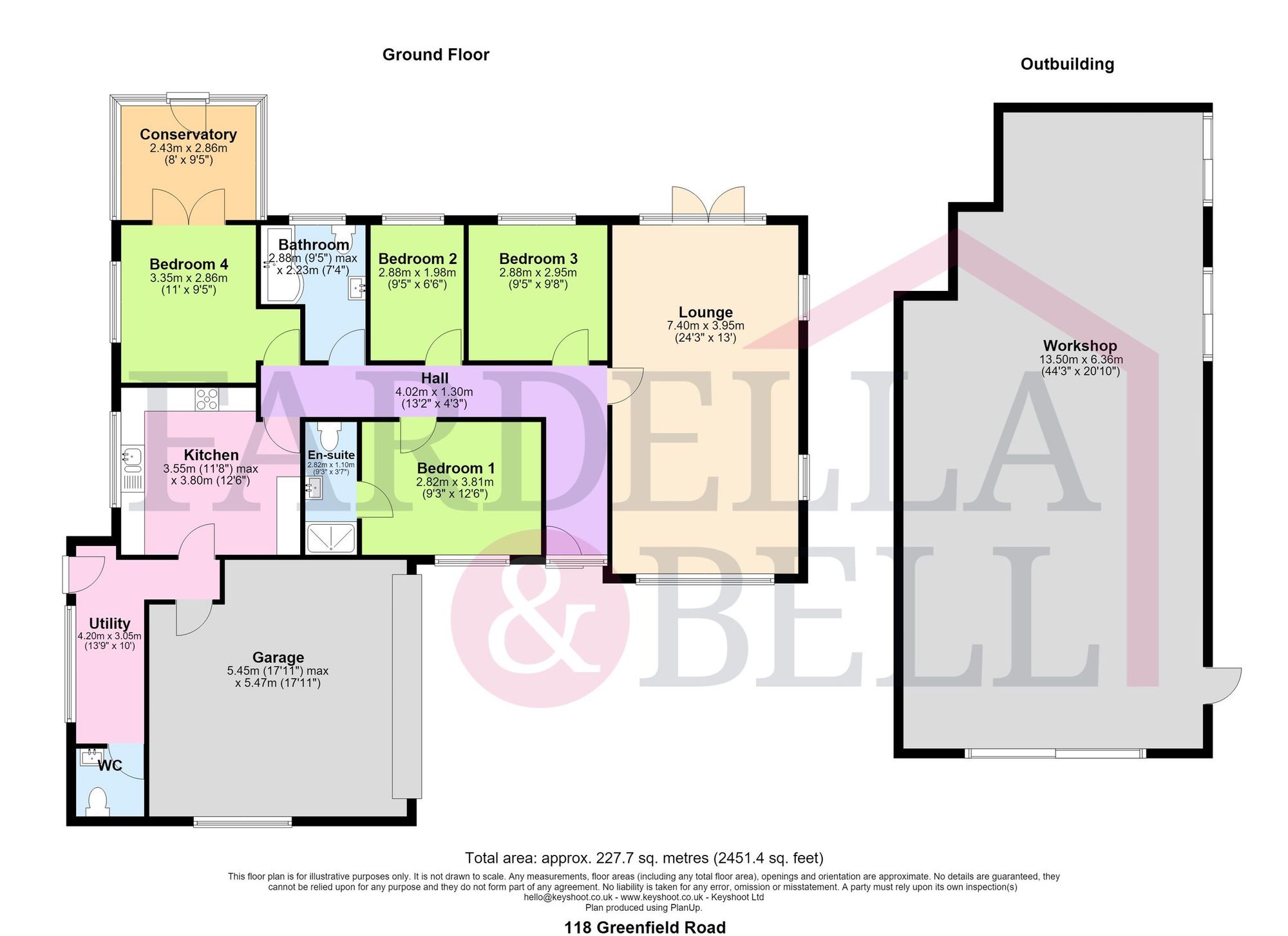 118 Greenfield Road, Colne floorplan
