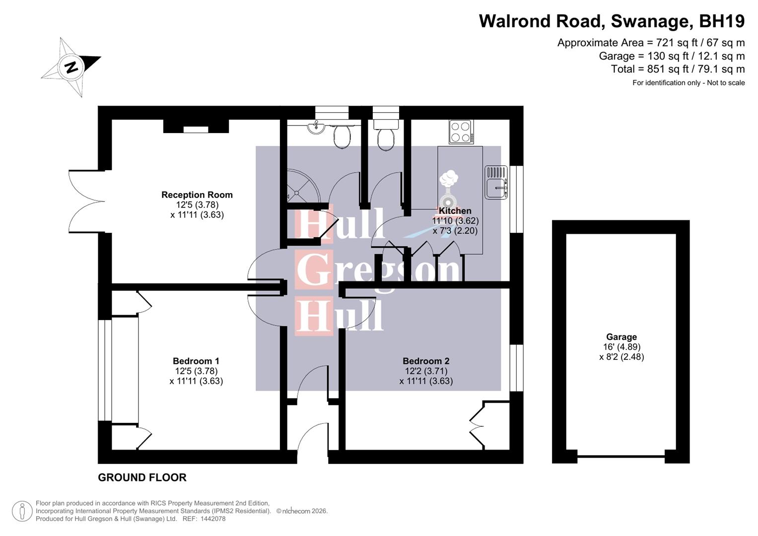 11, Walrond Road, Swanage floorplan