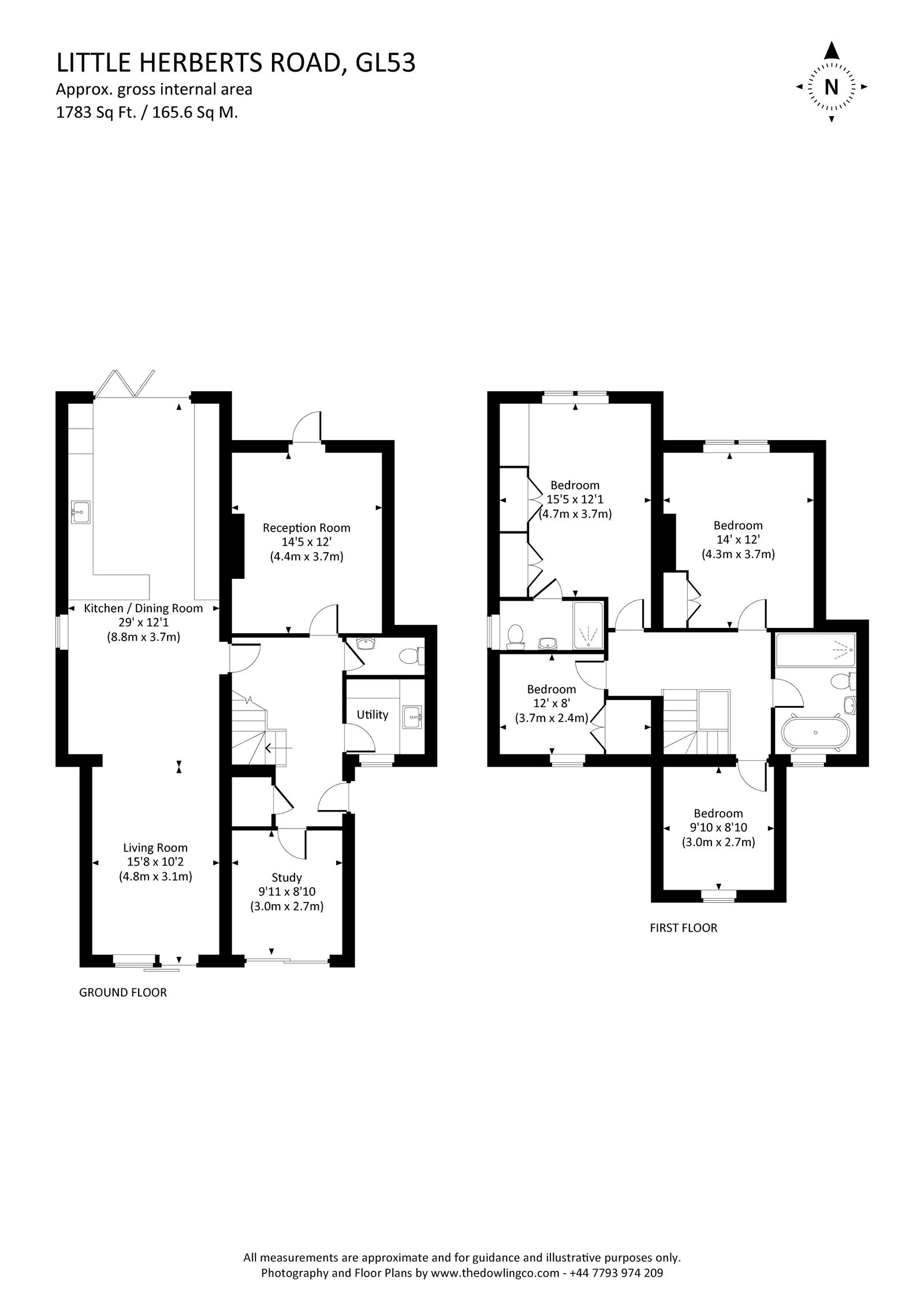 53, Little Herberts Road, Cheltenham floorplan