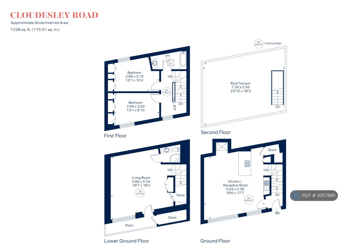 Cloudesley Road, London floorplan