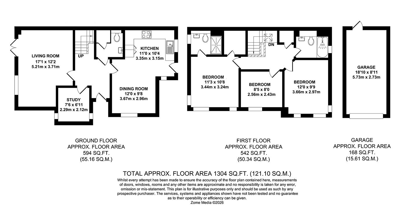 21, Edgar Close, Kings Hill floorplan