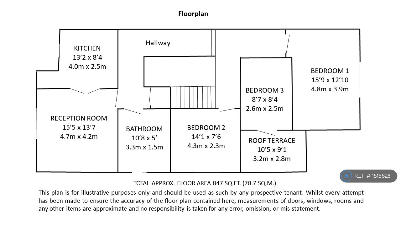 Gleneldon Road, London floorplan