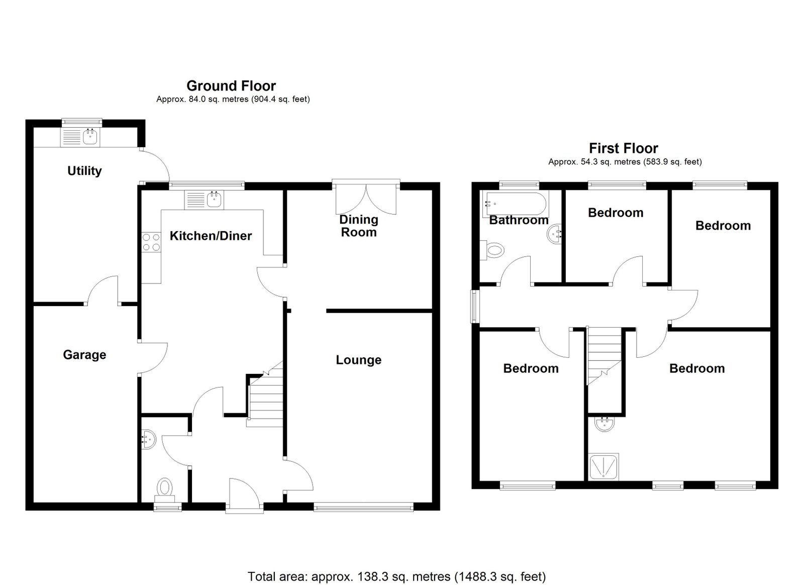 34, St Peters Close, Birmingham floorplan