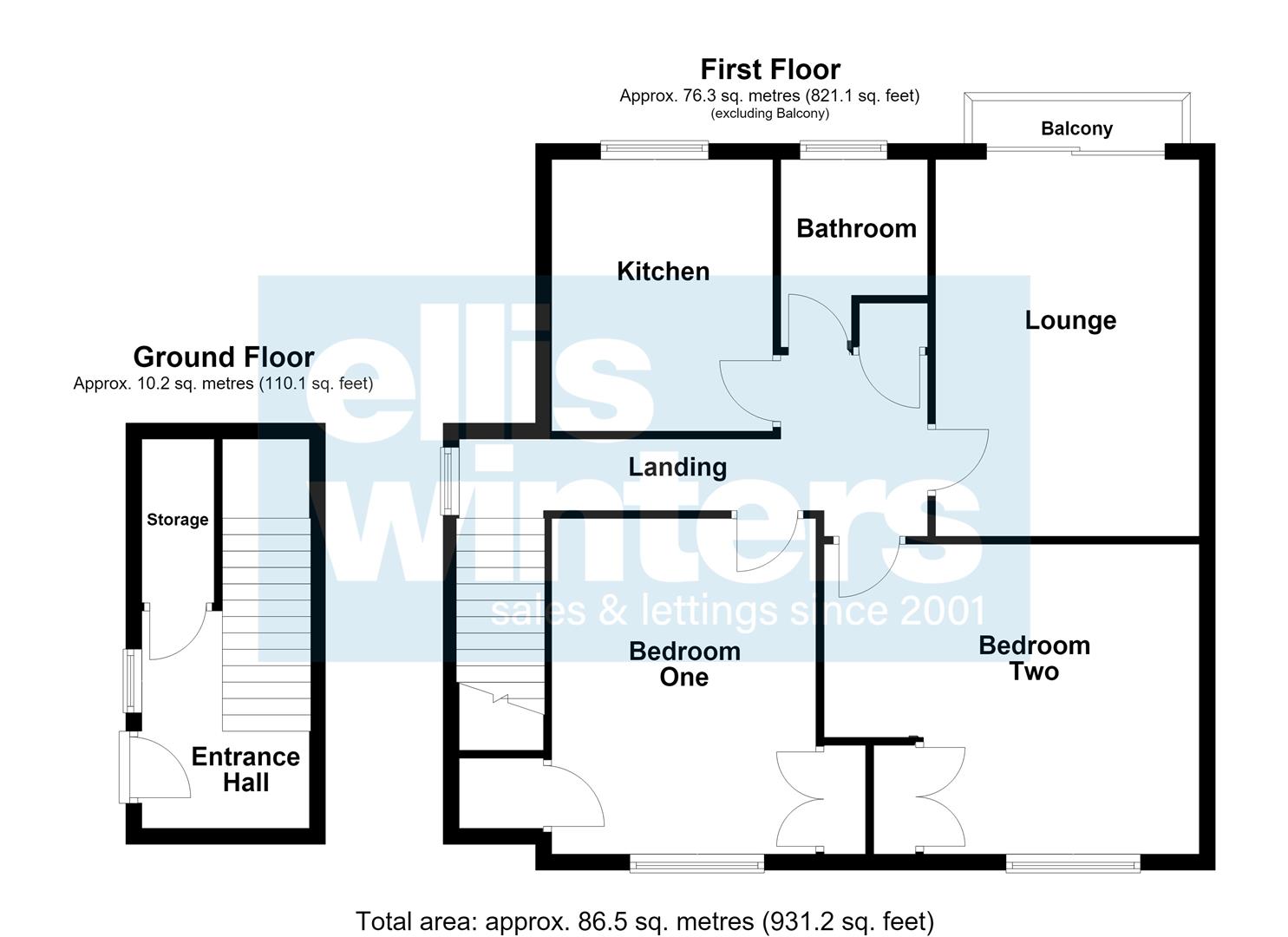 36, Old Court Hall, Godmanchester floorplan