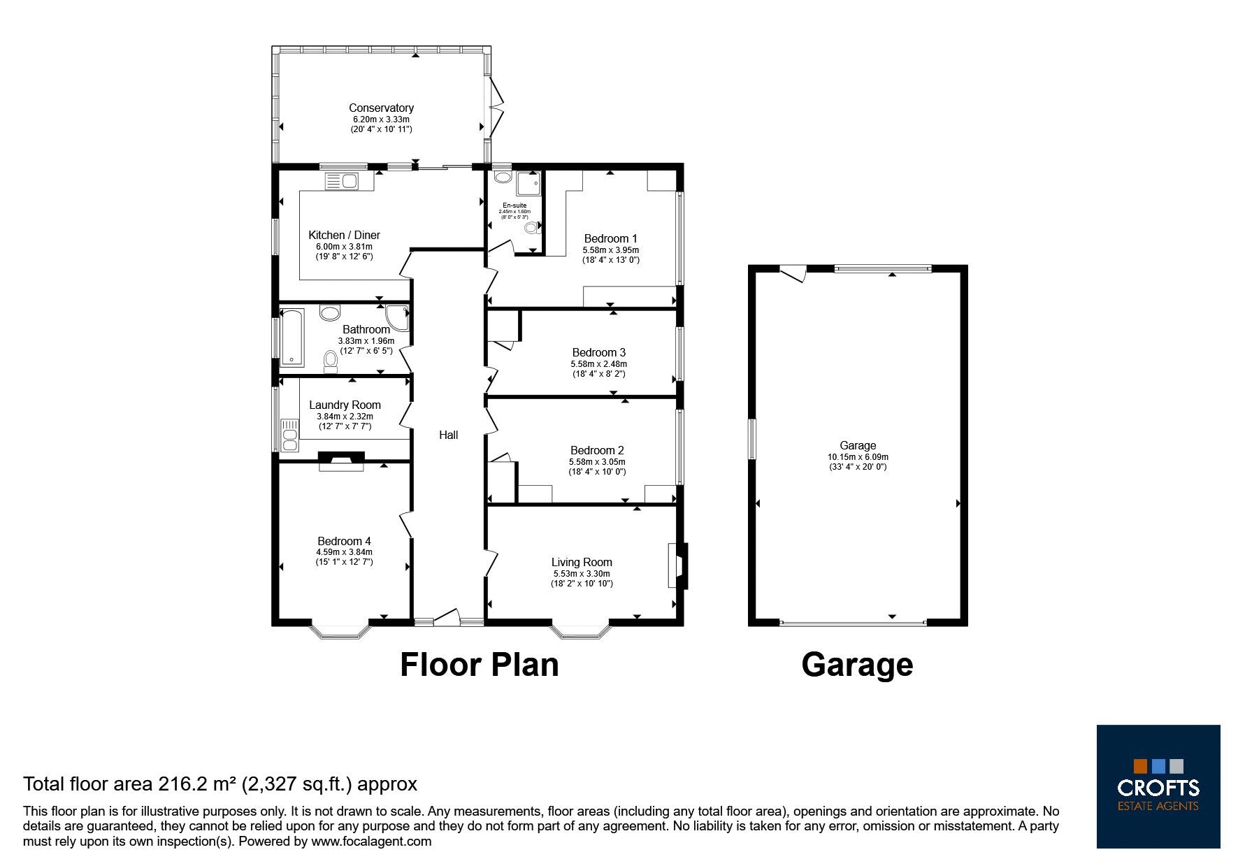 7 Sign Post Cottage, Chapel Road, Tetney floorplan
