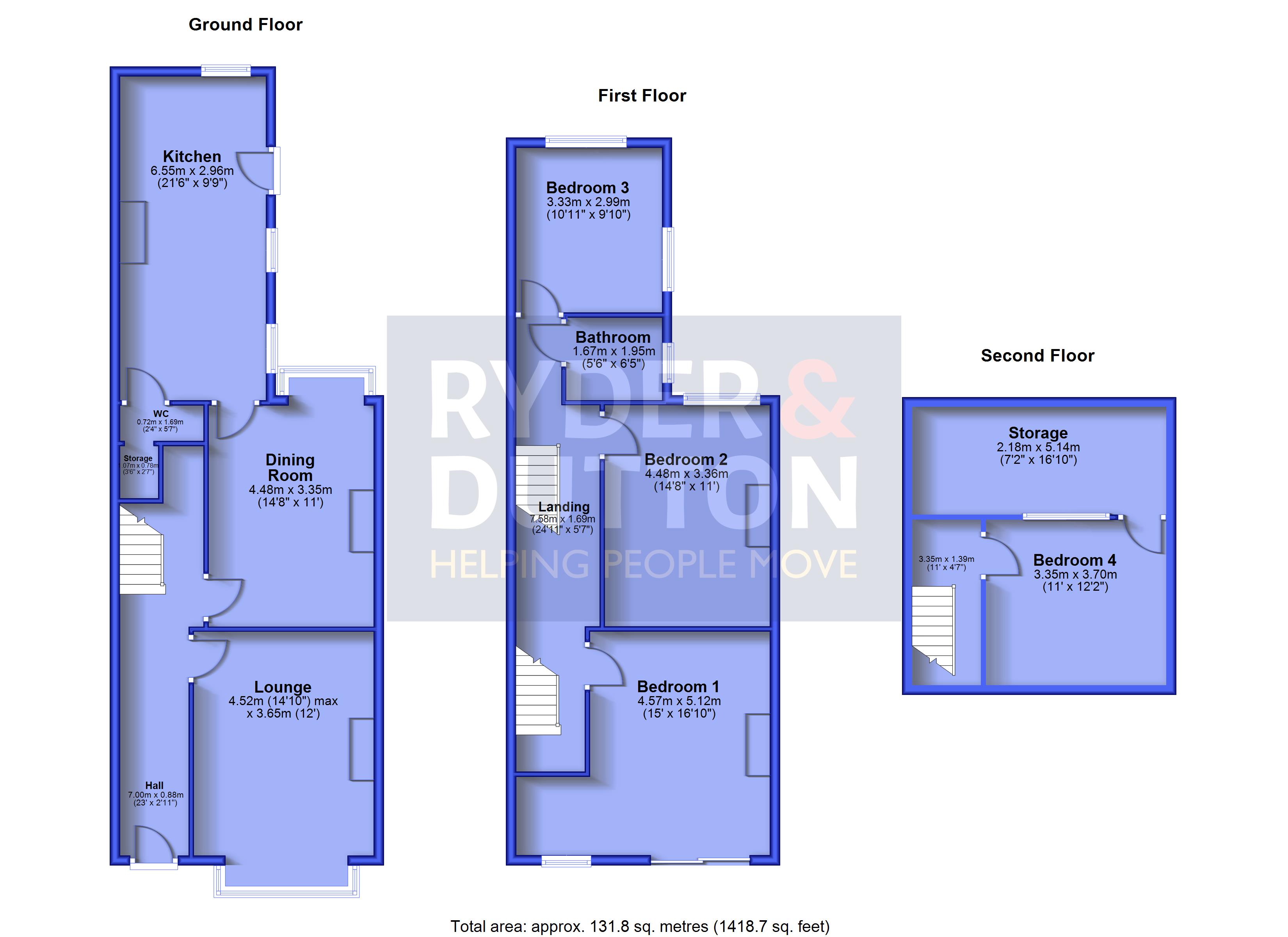 153, Charlestown Road, Manchester floorplan