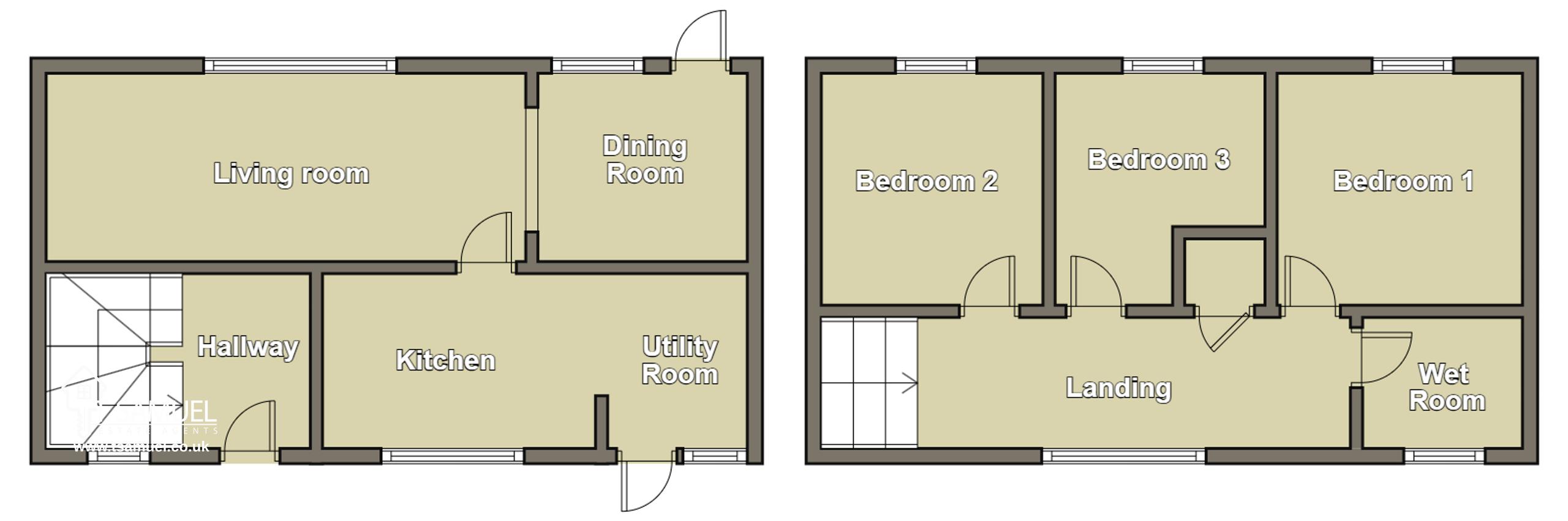 51 Dan-Y-Cribyn, Pontypridd floorplan