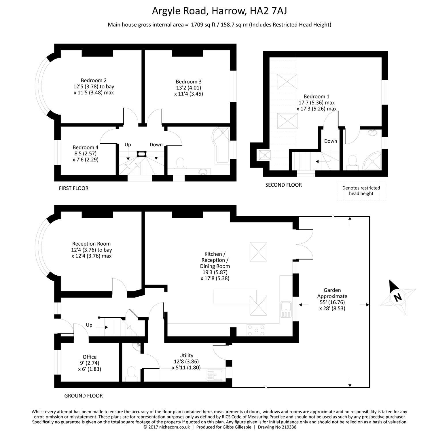 4 Bedrooms Semi-detached house for sale in Argyle Road, Harrow, Middlesex HA2