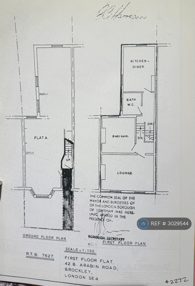 B Arabin Road, London floorplan