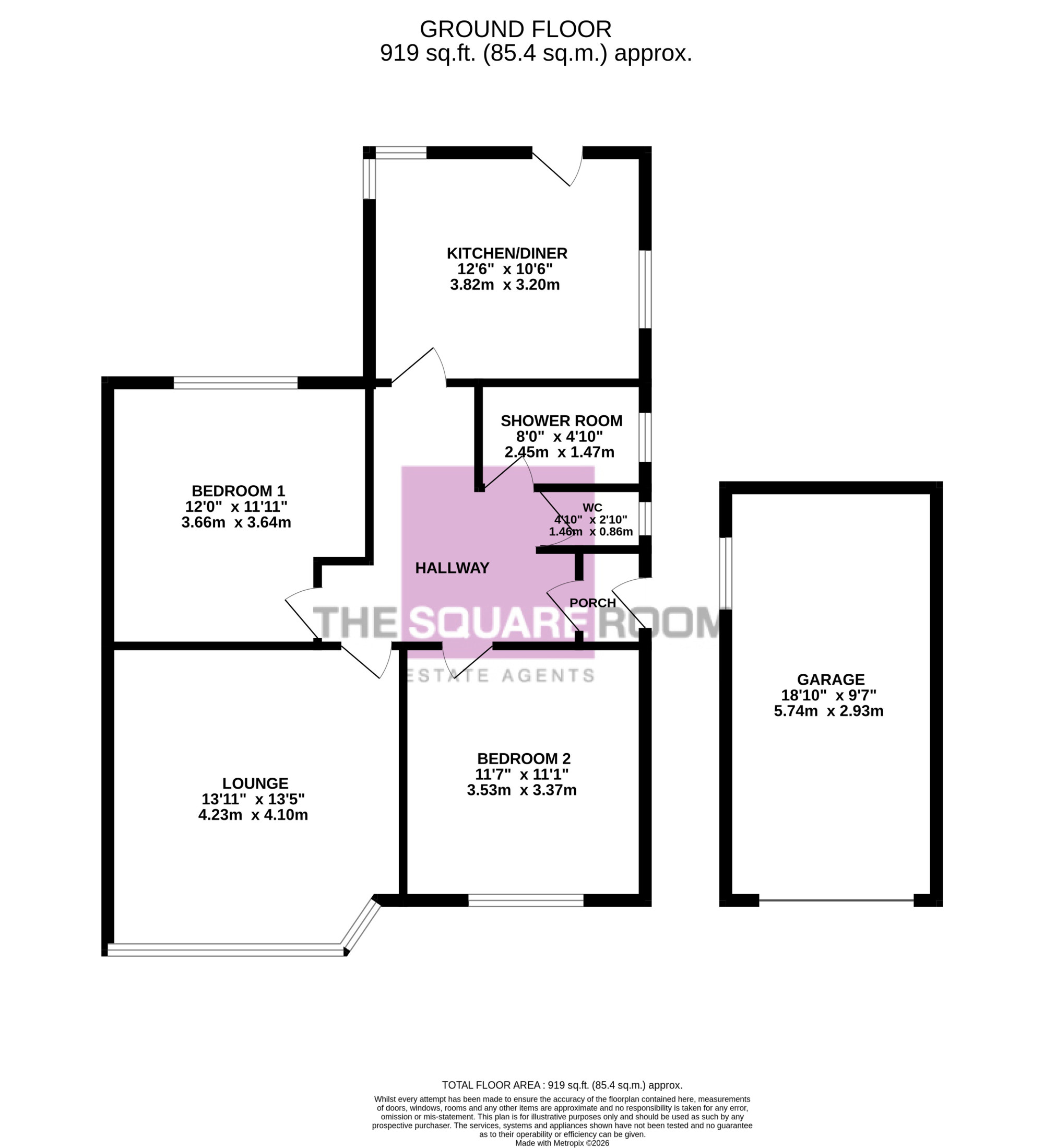 19, Woodridge Avenue, Norbreck floorplan