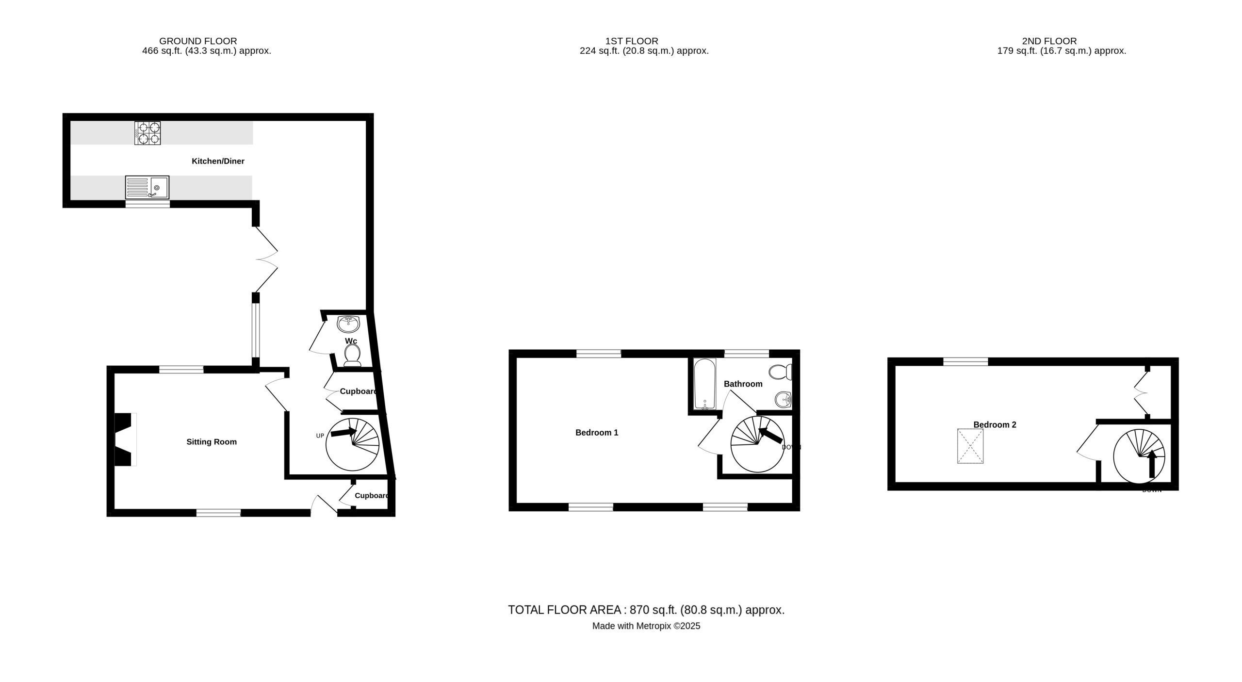 Le Petit Menage, Les Courtes Fallaizes, St Martin's floorplan