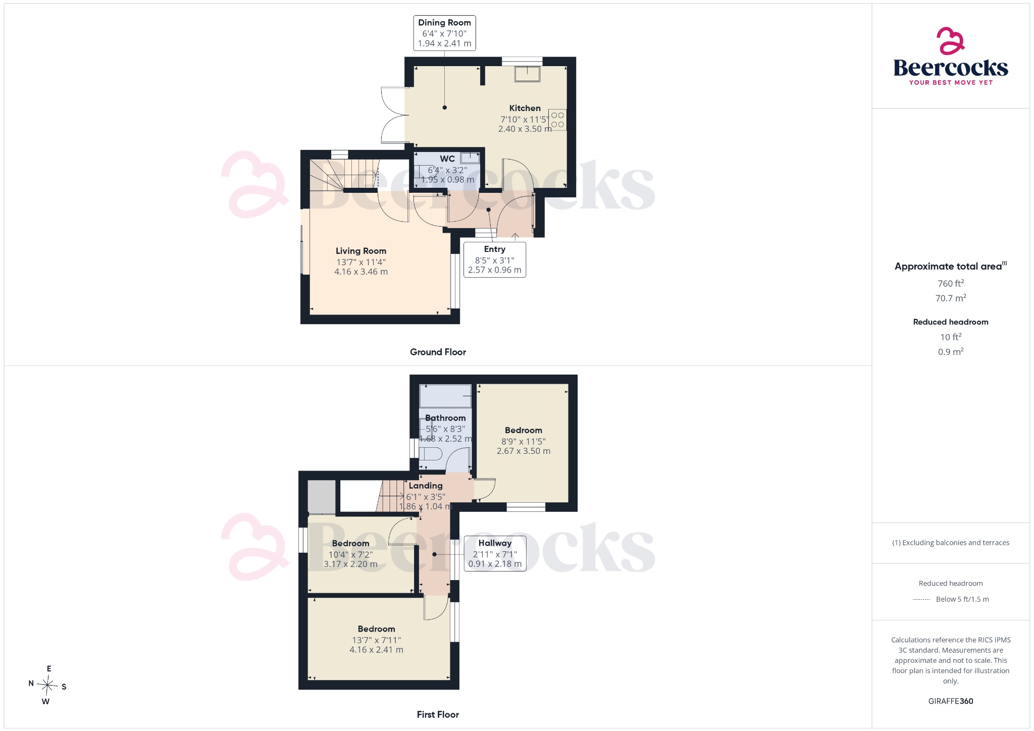 3 Burnt Oak Villas, Castle Road, East Riding of Yorkshire floorplan