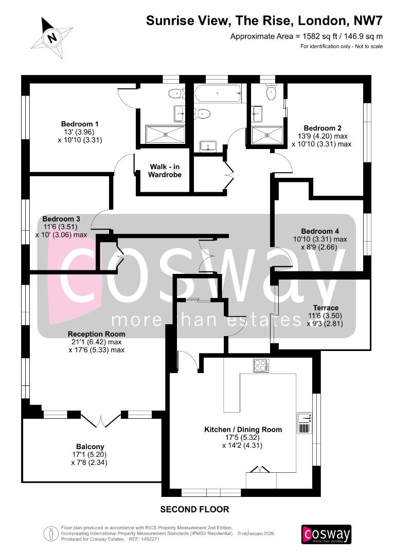 5, Sunrise View, Mill Hill, NW7, Mill Hill floorplan