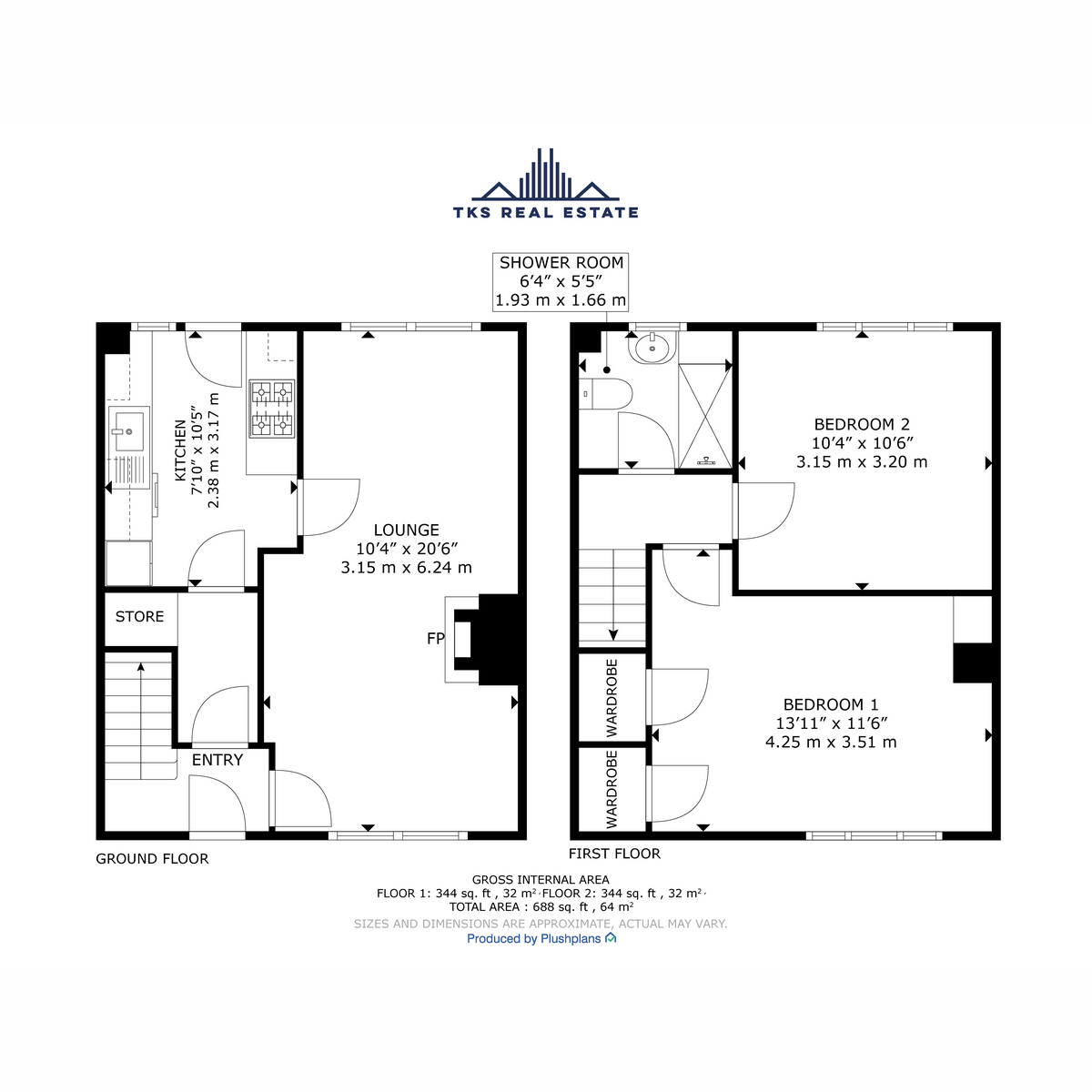 45, Thistle Neuk, Glasgow floorplan