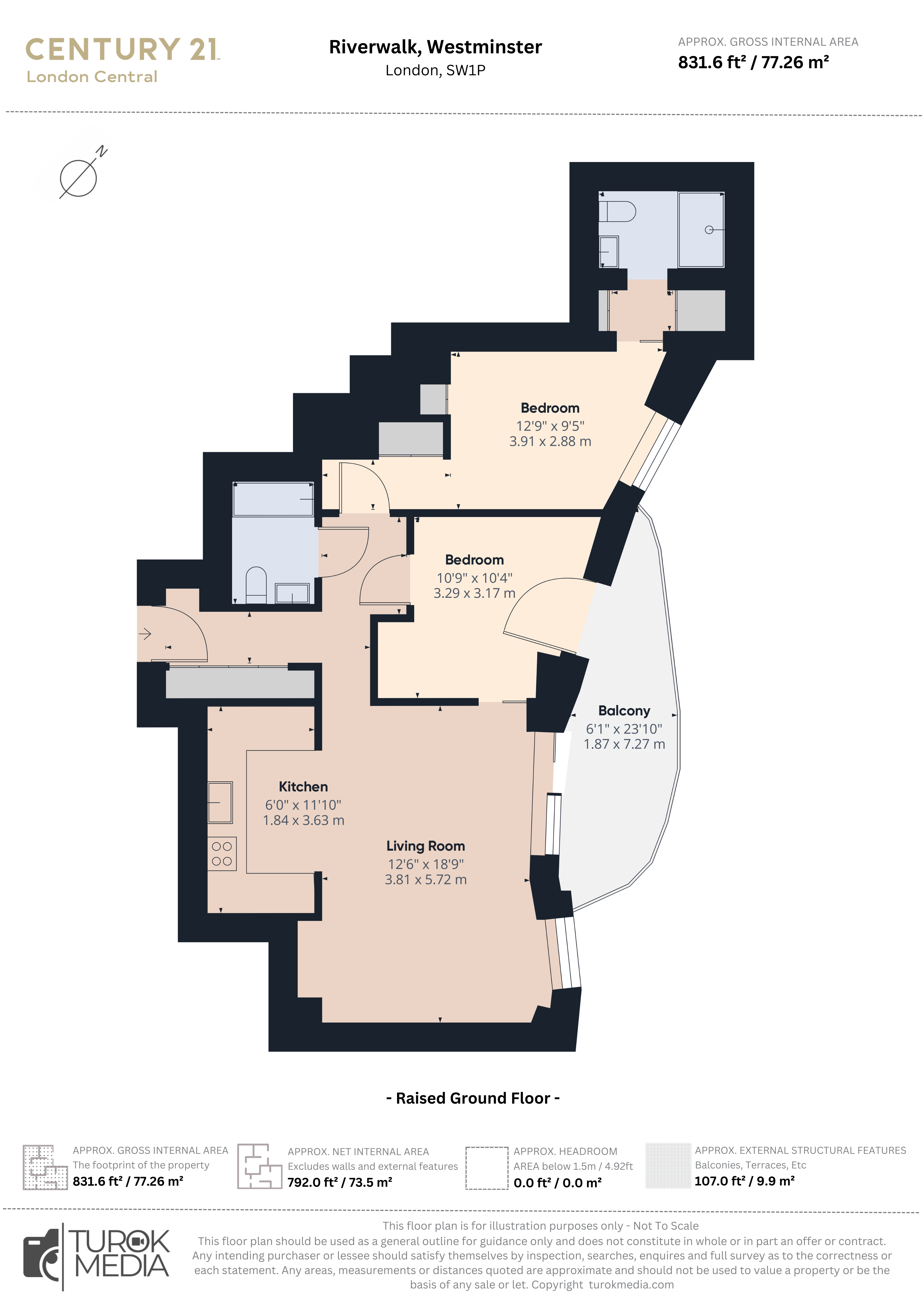 Apartment E001, Riverwalk 161, Millbank, LONDON floorplan