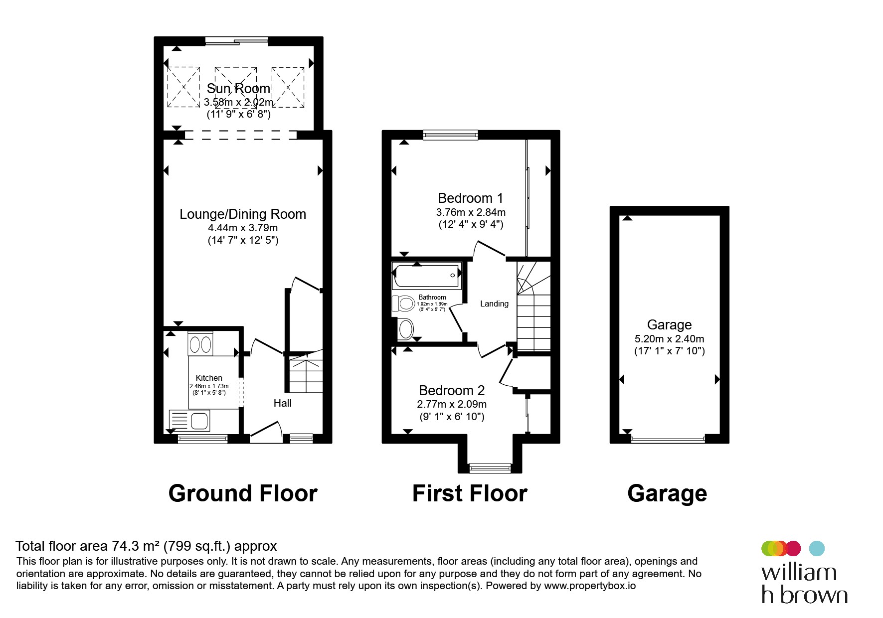 63, Morecambe Close, Stevenage floorplan