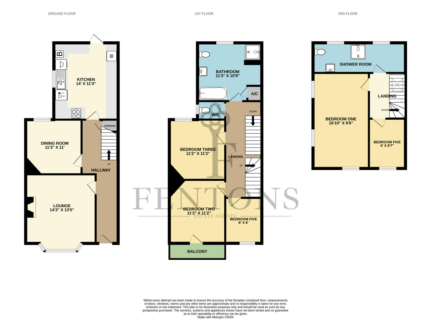 43, Hayes Road, Clacton-on-Sea floorplan