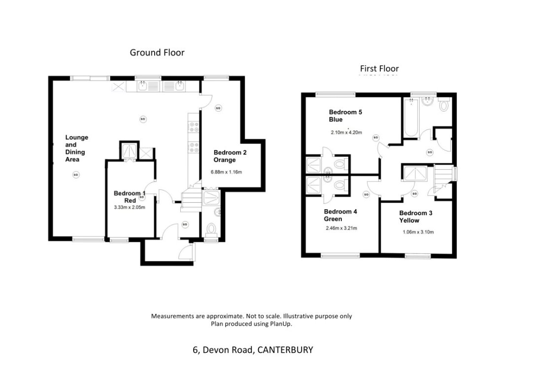 6, Devon Road, Canterbury floorplan