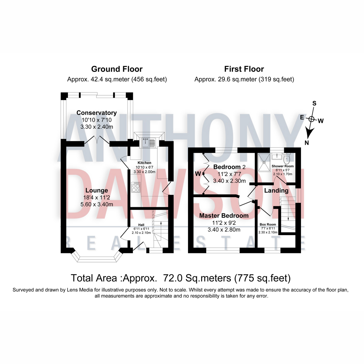 11, Alma Avenue, Colne floorplan