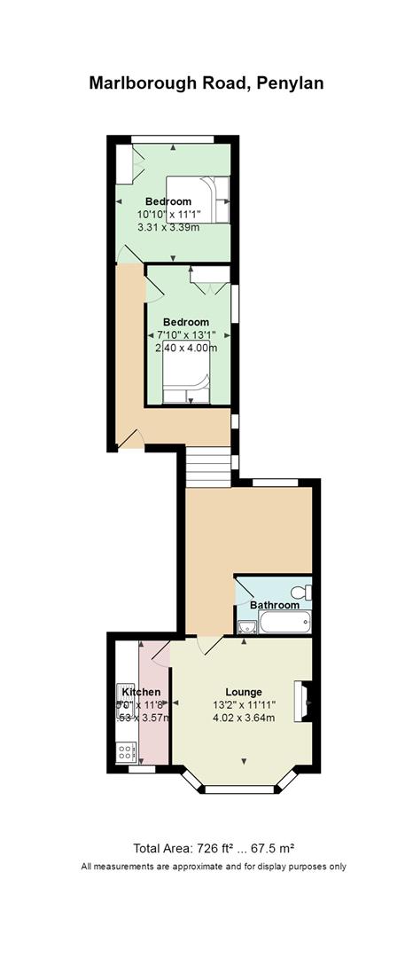 Marlborough Road, Cardiff floorplan