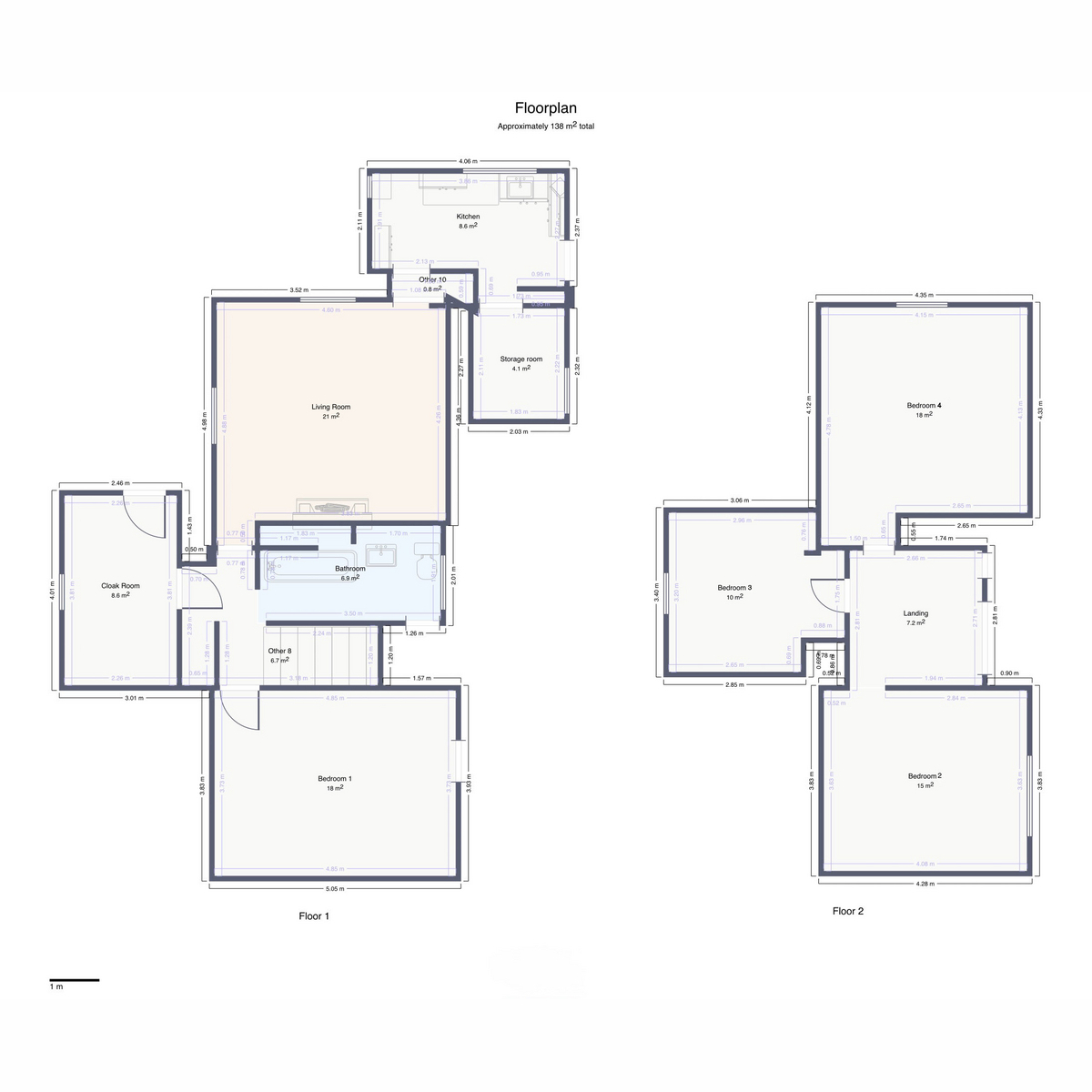 Wanlockhead, Biggar floorplan