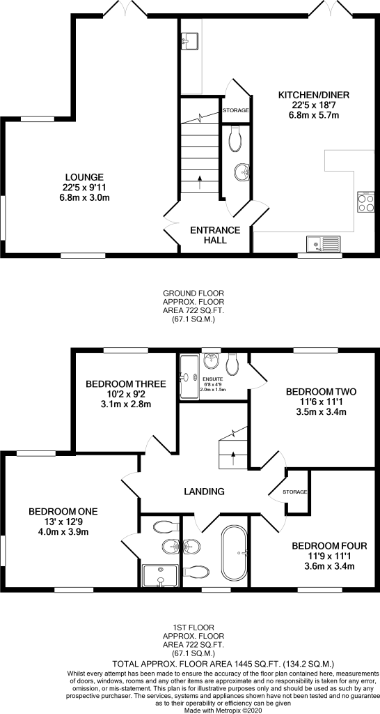 4 Ashes Corner, Lanham Green Road, Braintree floorplan