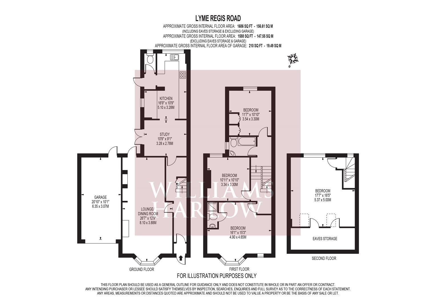 38, Lyme Regis Road, Banstead floorplan